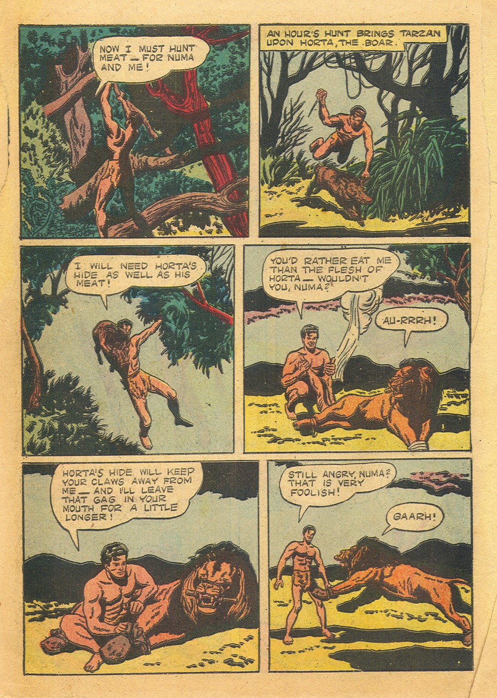 Read online Tarzan (1948) comic -  Issue #11 - 8