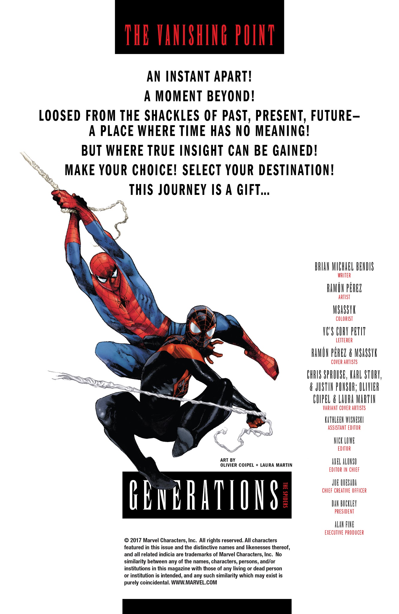 Read online Generations: Miles Morales Spider-Man & Peter Parker Spider-Man comic -  Issue # Full - 2