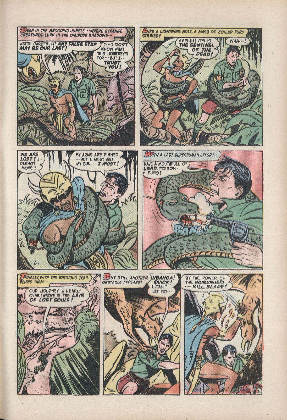 Read online Adventures Into The Unknown comic -  Issue #33 - 37