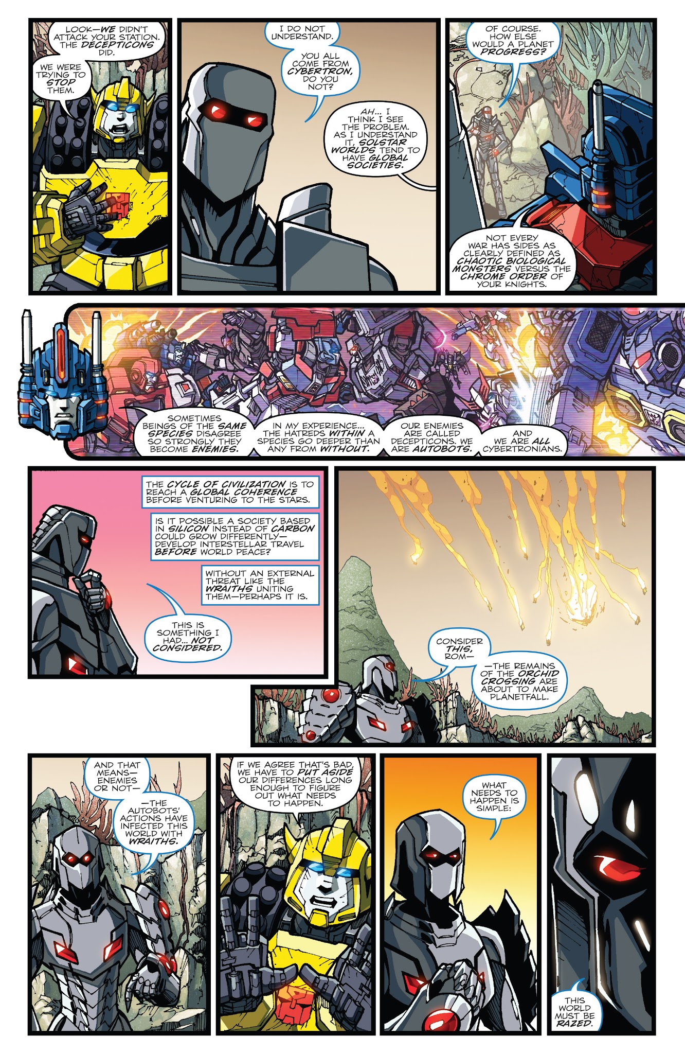 Read online ROM vs. Transformers: Shining Armor comic -  Issue # _TPB 1 - 56