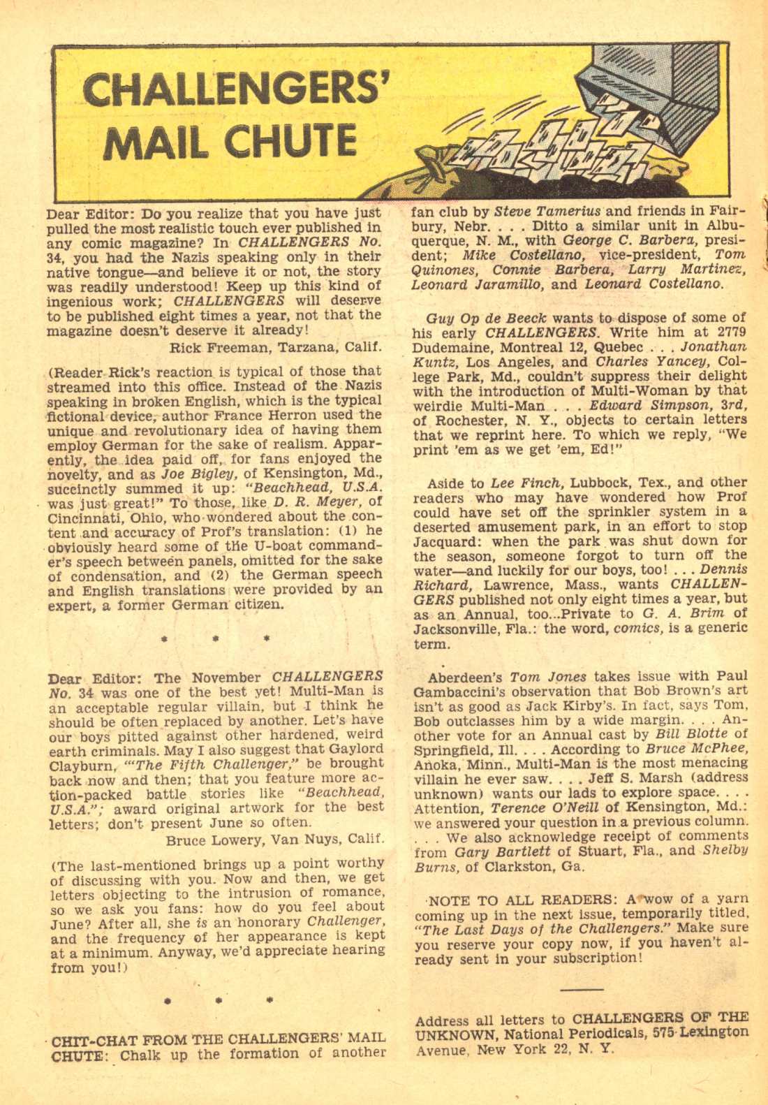 Read online Challengers of the Unknown (1958) comic -  Issue #36 - 18