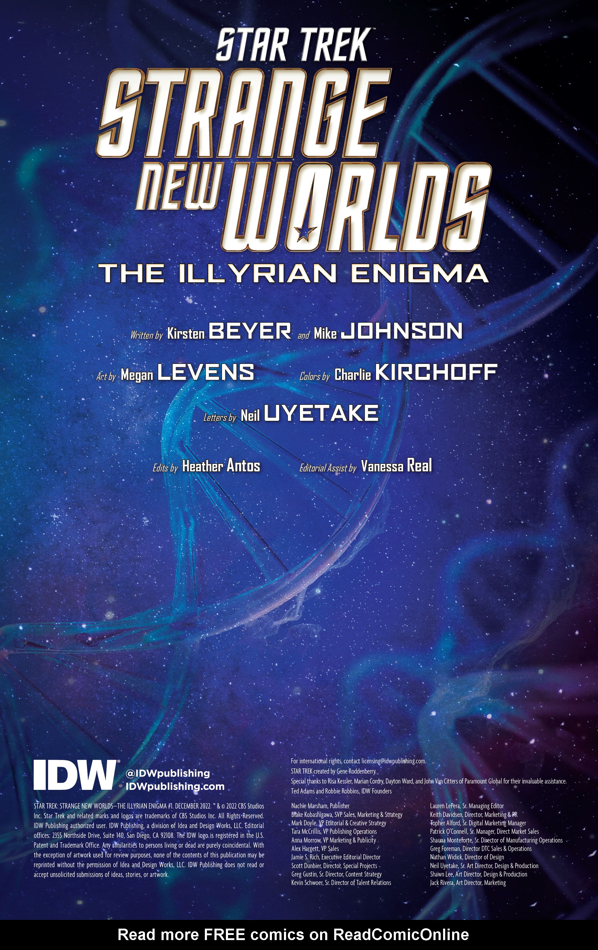 Read online Star Trek: Strange New Worlds - The Illyrian Enigma comic -  Issue #1 - 2