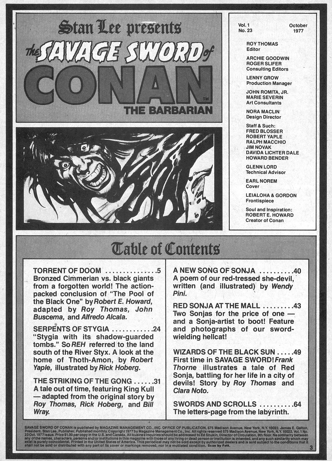Read online The Savage Sword Of Conan comic -  Issue #23 - 3