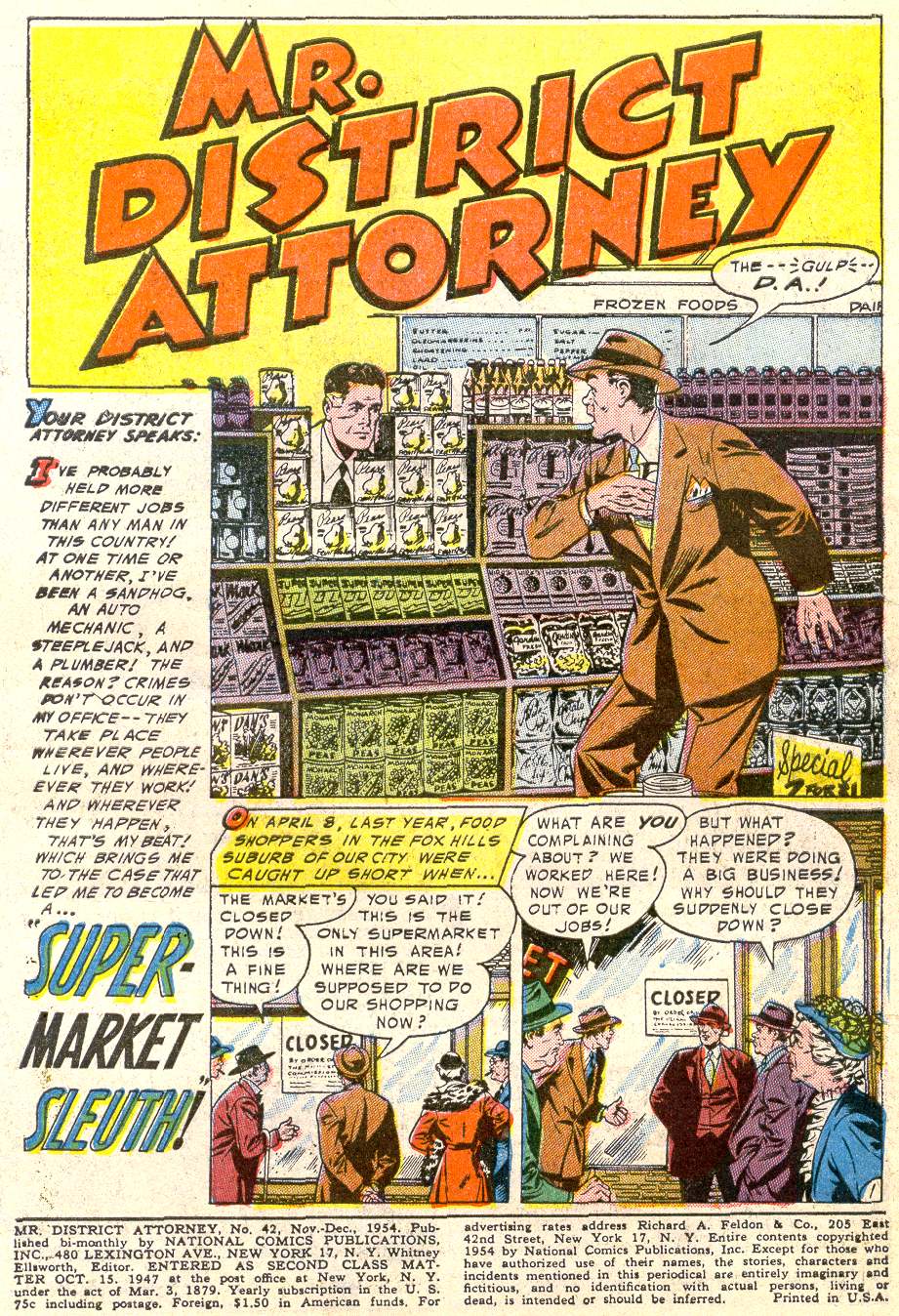 Read online Mr. District Attorney comic -  Issue #42 - 3