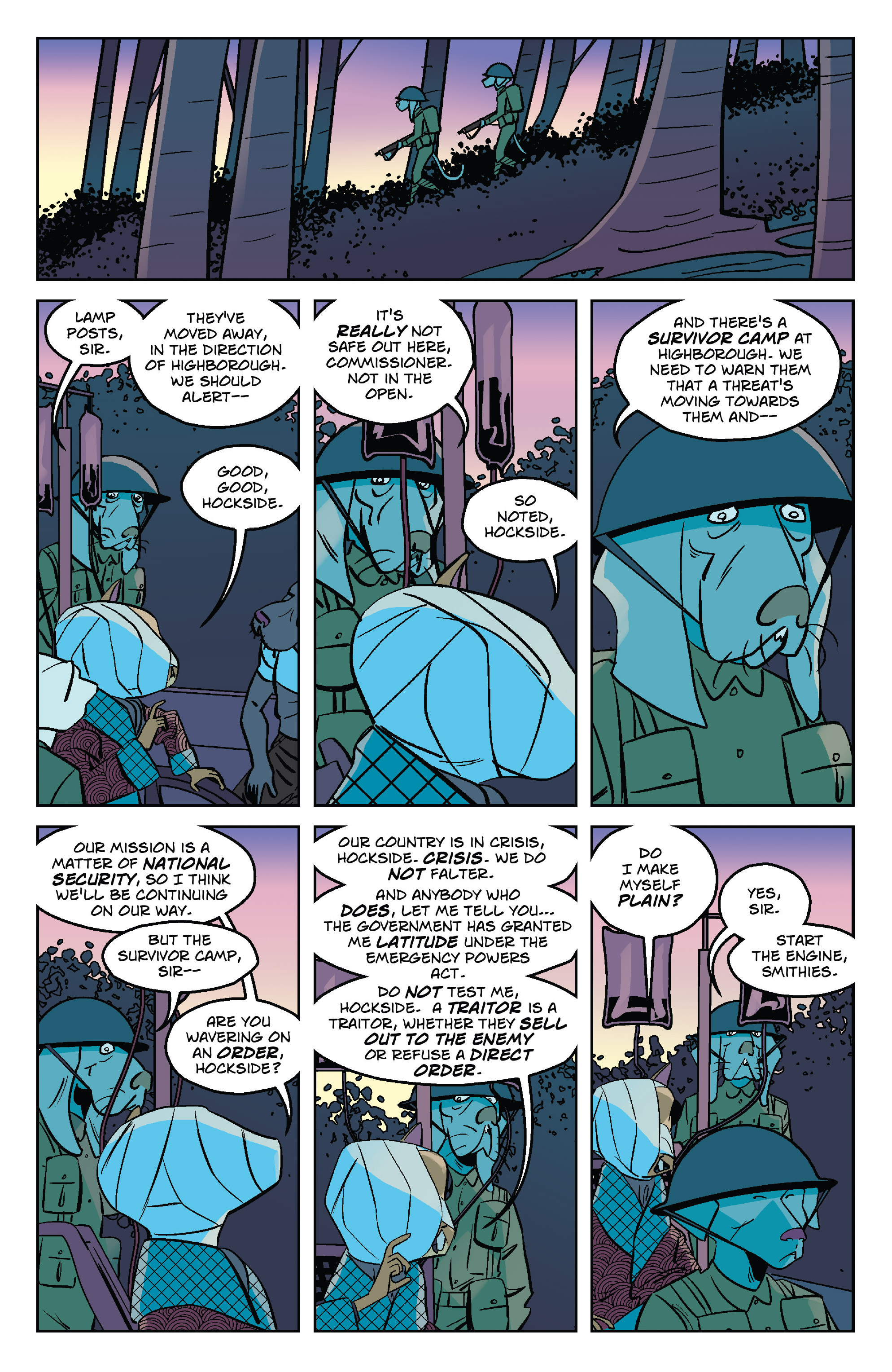 Read online Wild's End: Journey's End comic -  Issue # TPB (Part 1) - 91