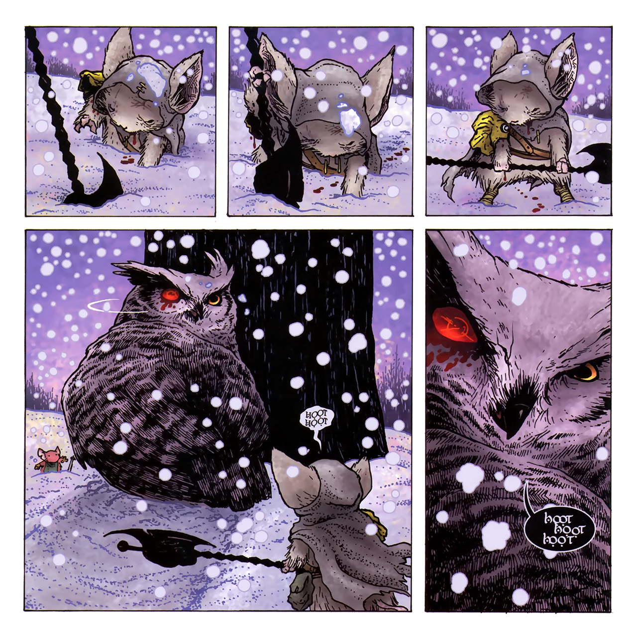 Read online Mouse Guard: Winter 1152 comic -  Issue #5 - 24