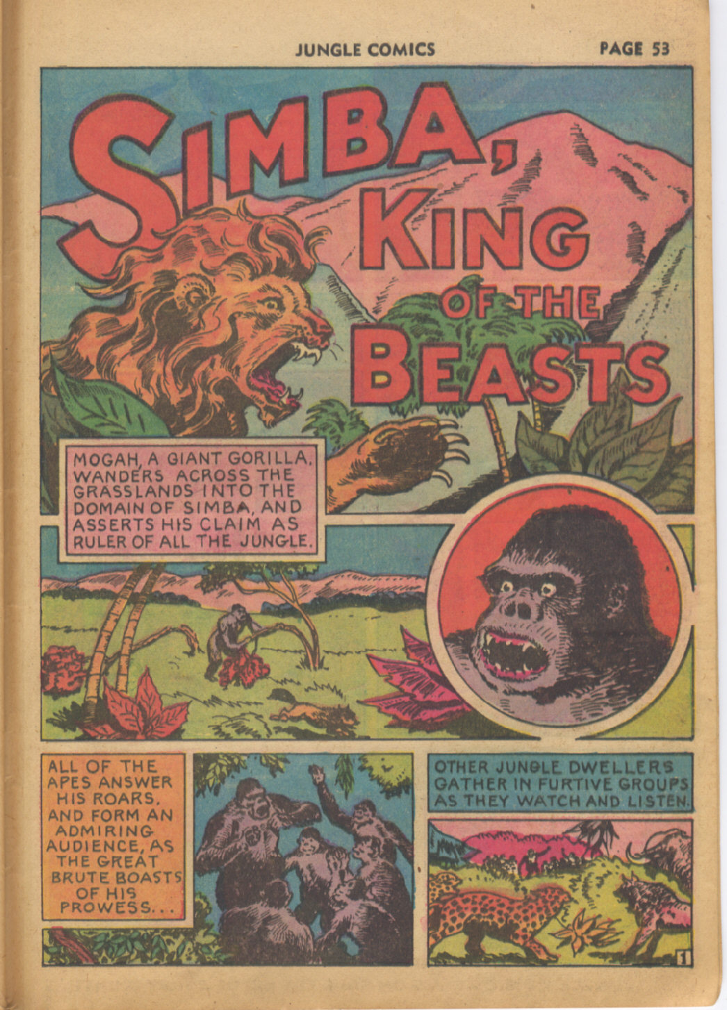 Read online Jungle Comics comic -  Issue #10 - 54