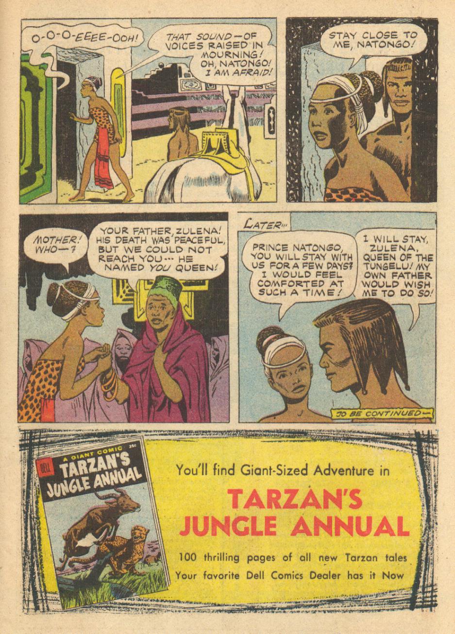 Read online Tarzan (1948) comic -  Issue #83 - 33