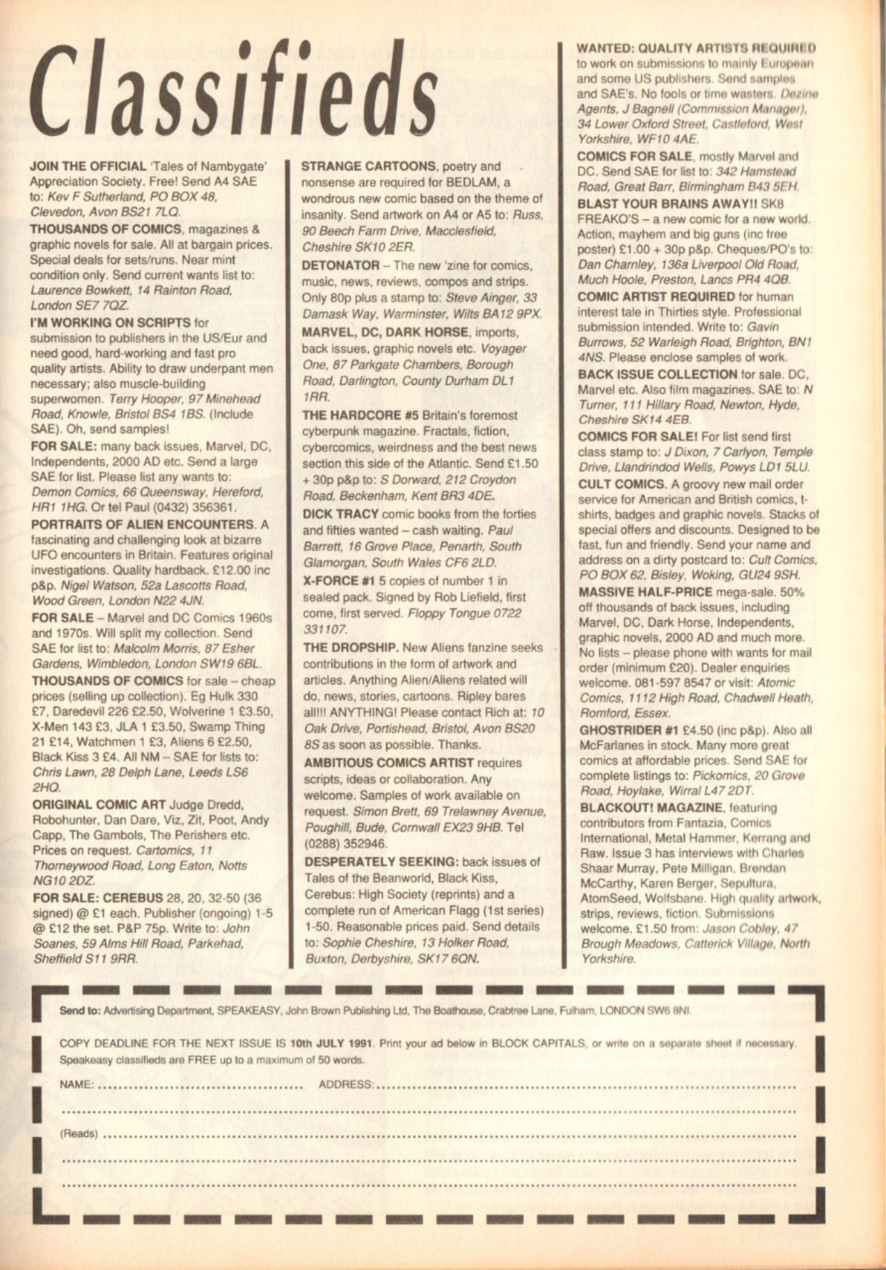 Read online Blast (1991) comic -  Issue #2 - 47