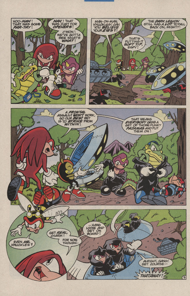 Read online Knuckles the Echidna comic -  Issue #3 - 14