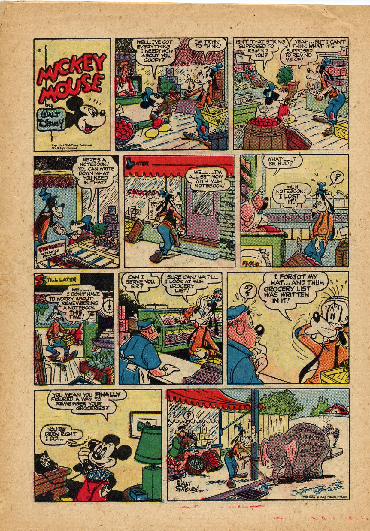 Read online Walt Disney's Comics and Stories comic -  Issue #132 - 30