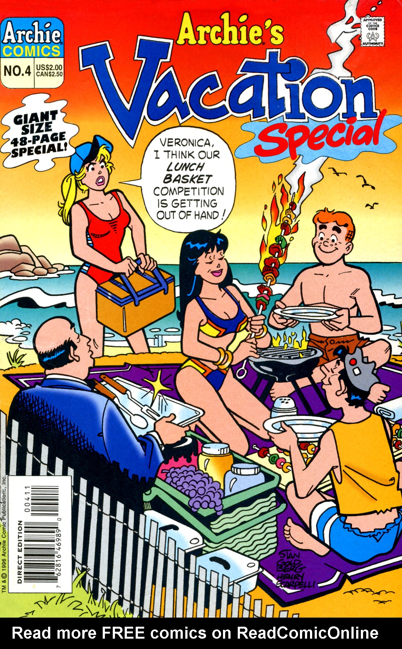 Read online Archie's Vacation Special comic -  Issue #4 - 1