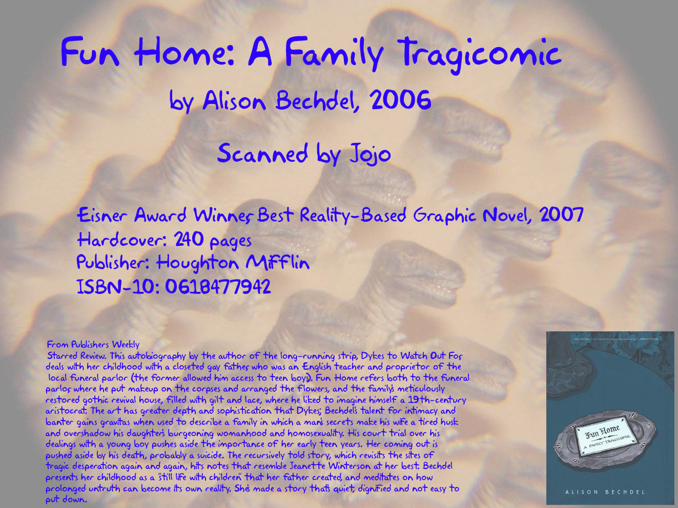 Read online Fun Home: A Family Tragicomic comic -  Issue # TPB - 242