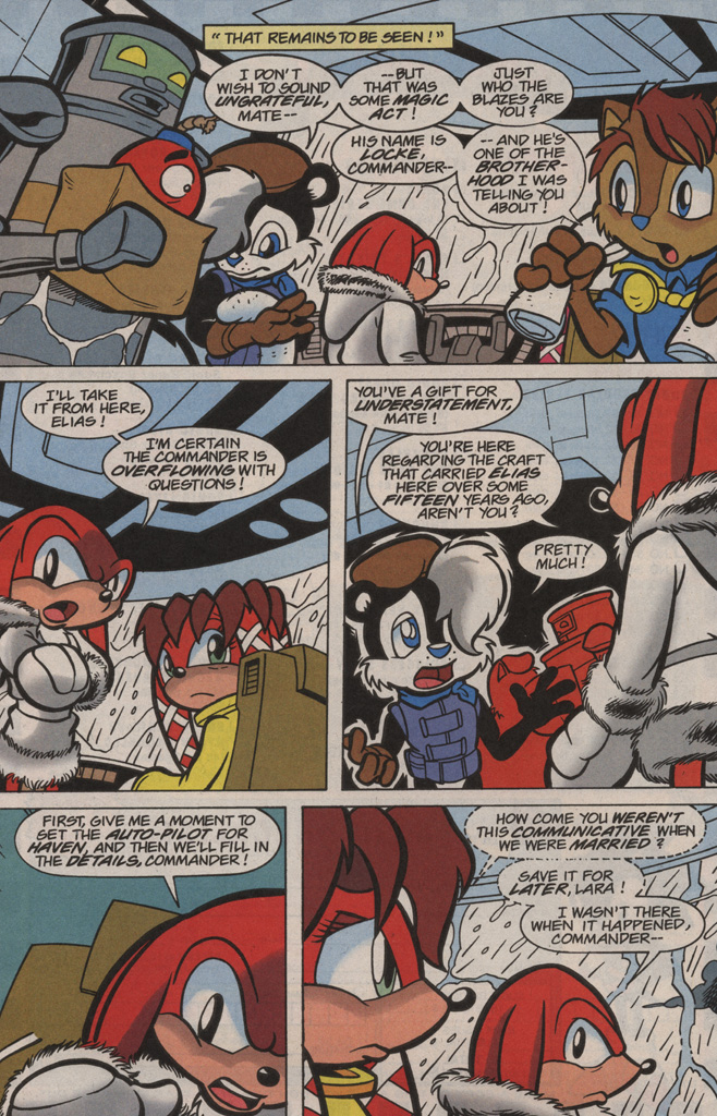 Read online Knuckles the Echidna comic -  Issue #21 - 12