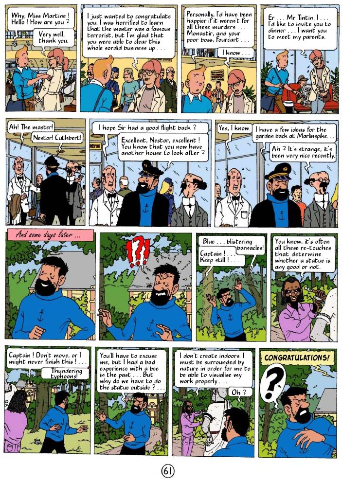 Read online The Adventures of Tintin comic -  Issue #24 - 64