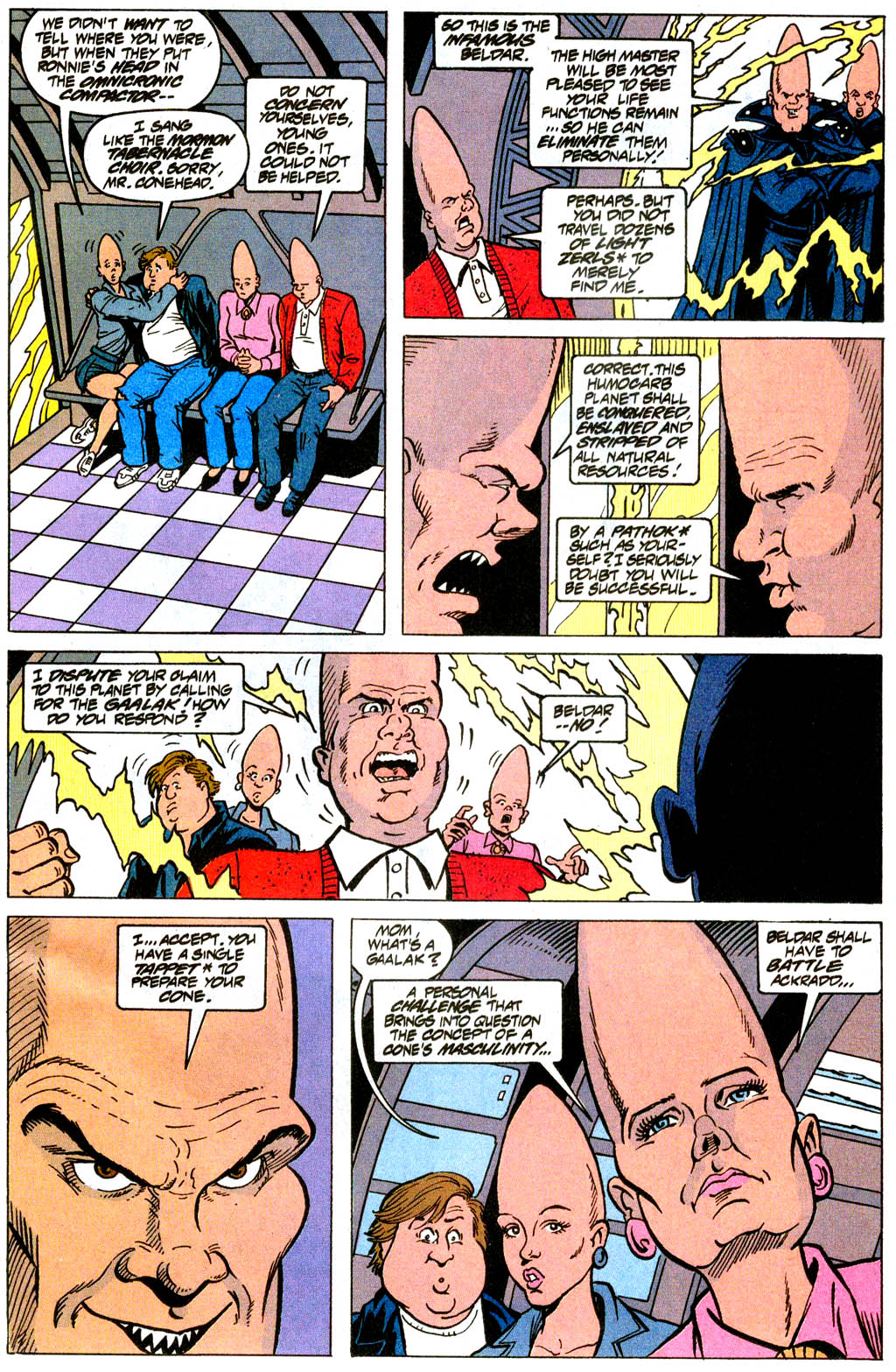 Read online Coneheads comic -  Issue #4 - 16
