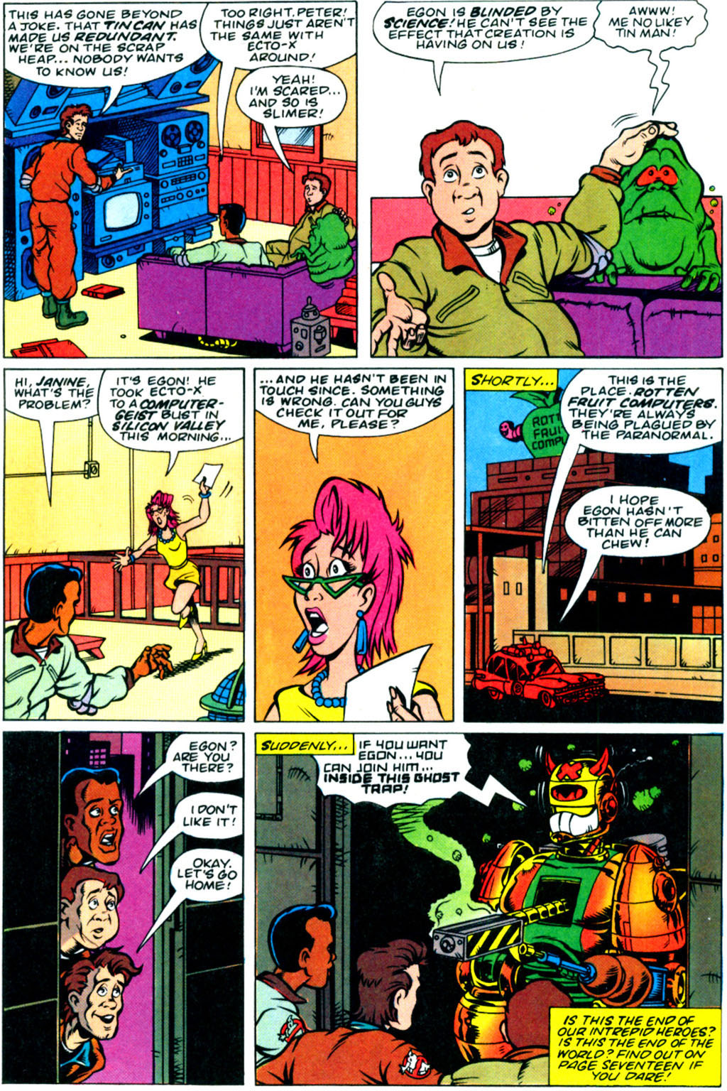 Read online Real Ghostbusters comic -  Issue #21 - 10