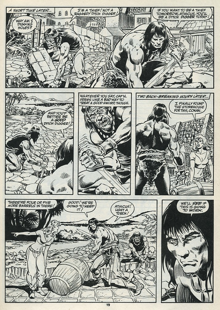 Read online The Savage Sword Of Conan comic -  Issue #182 - 21