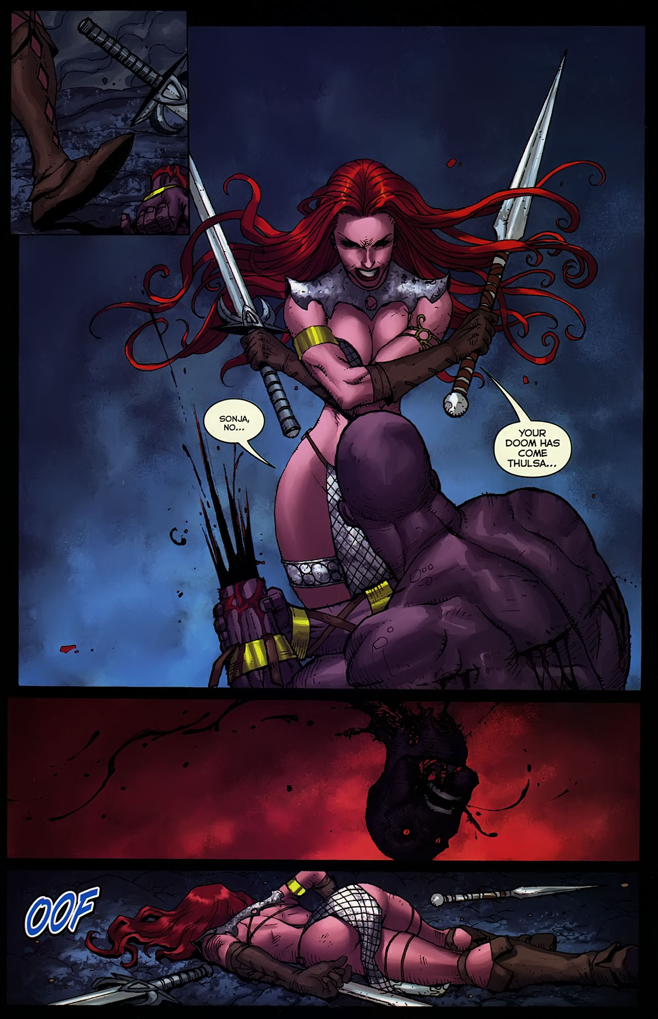 Read online Sword of Red Sonja: Doom of the Gods comic -  Issue #4 - 19