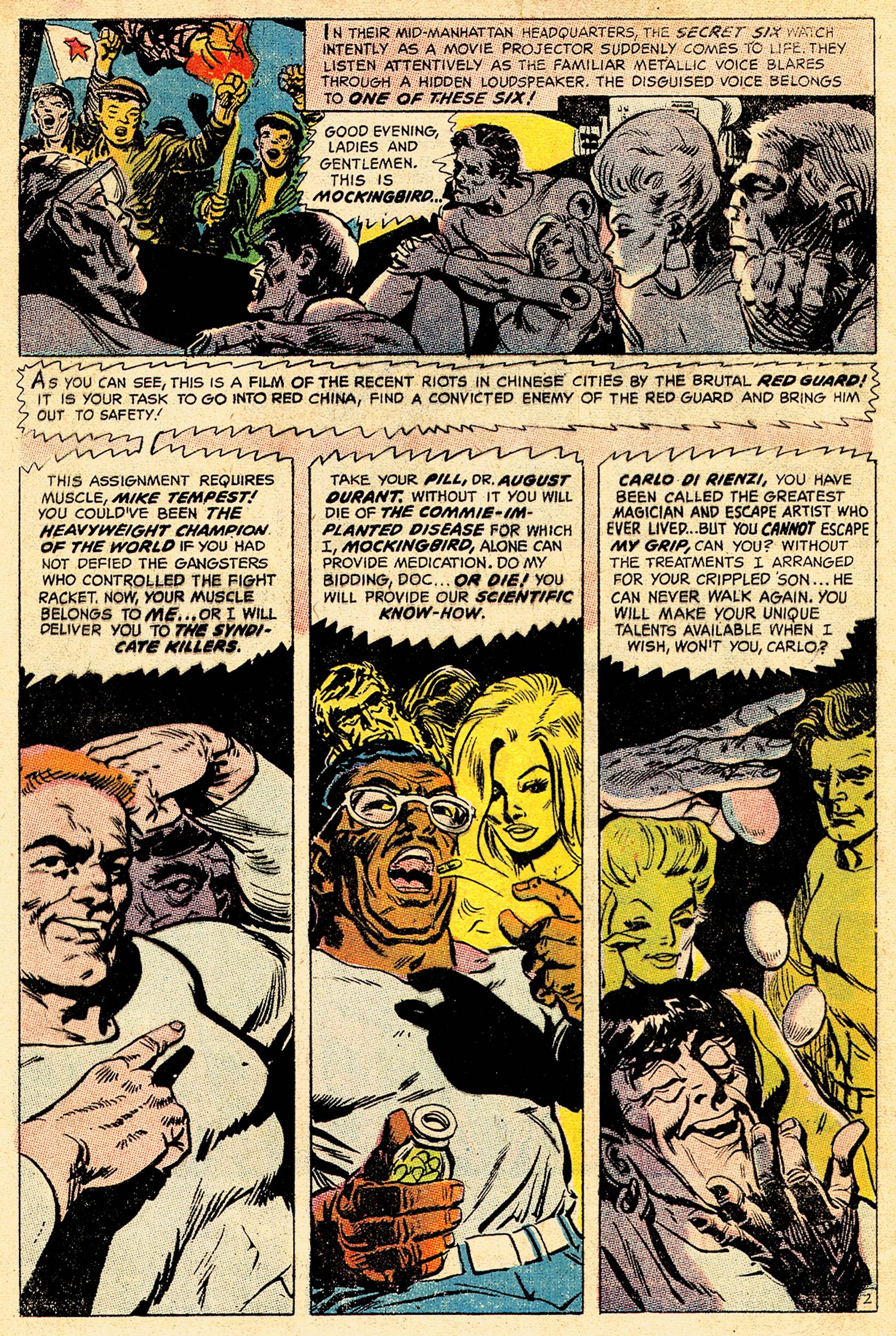 Read online Secret Six (1968) comic -  Issue #4 - 4