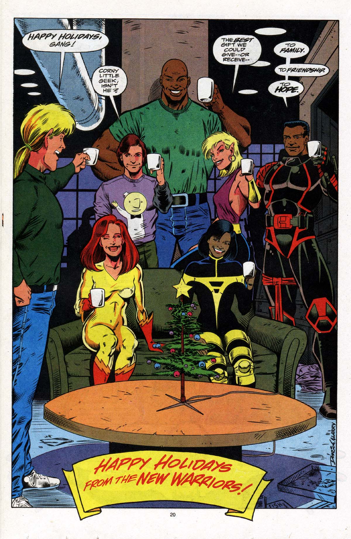 Read online Marvel Holiday Special (1991) comic -  Issue #1992 - 22