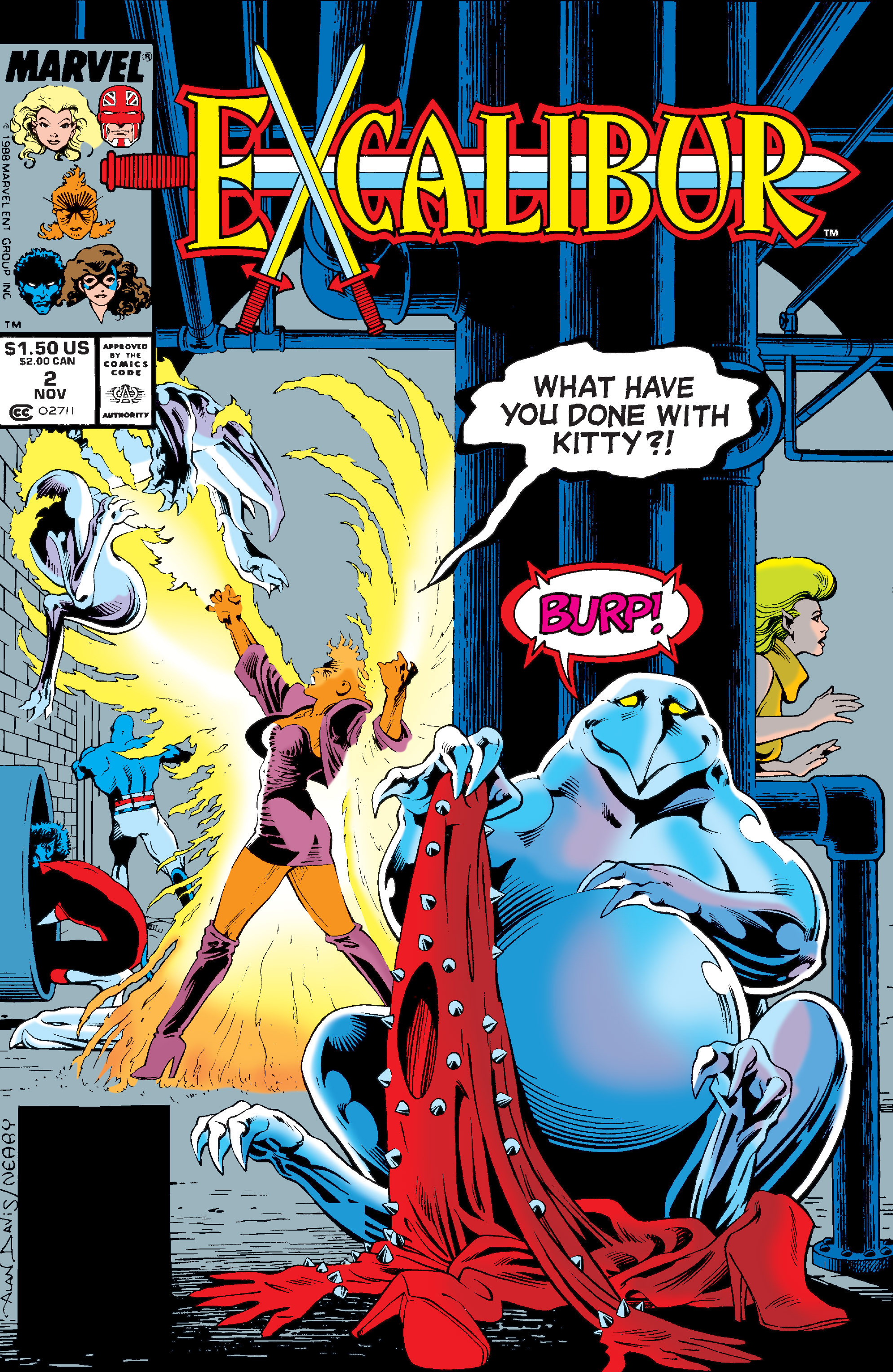 Read online Excalibur (1988) comic -  Issue #2 - 1