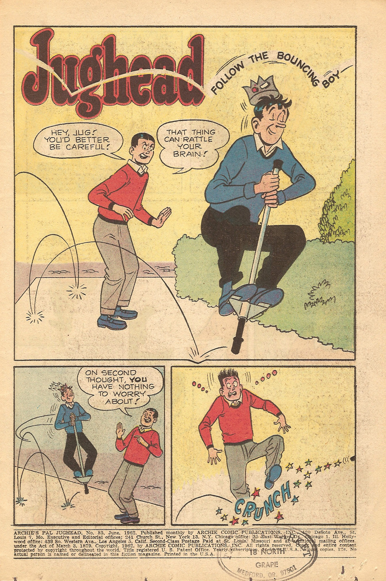 Read online Archie's Pal Jughead comic -  Issue #85 - 3