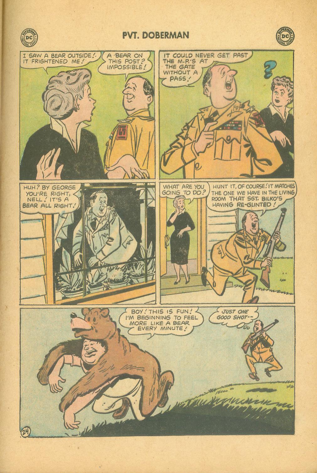 Read online Sgt. Bilko's Pvt. Doberman comic -  Issue #3 - 29