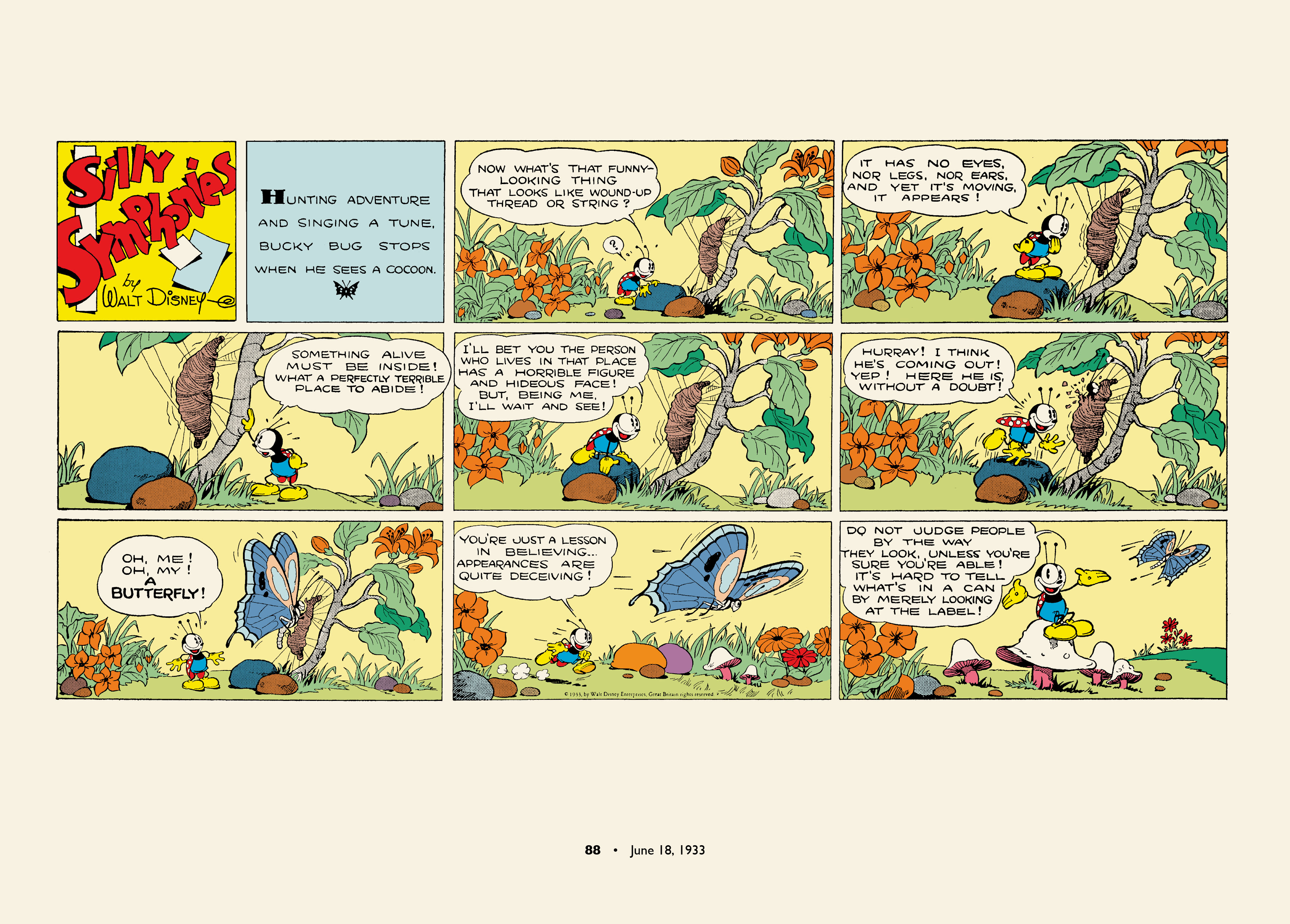 Read online Walt Disney's Silly Symphonies 1932-1935: Starring Bucky Bug and Donald Duck comic -  Issue # TPB (Part 1) - 88