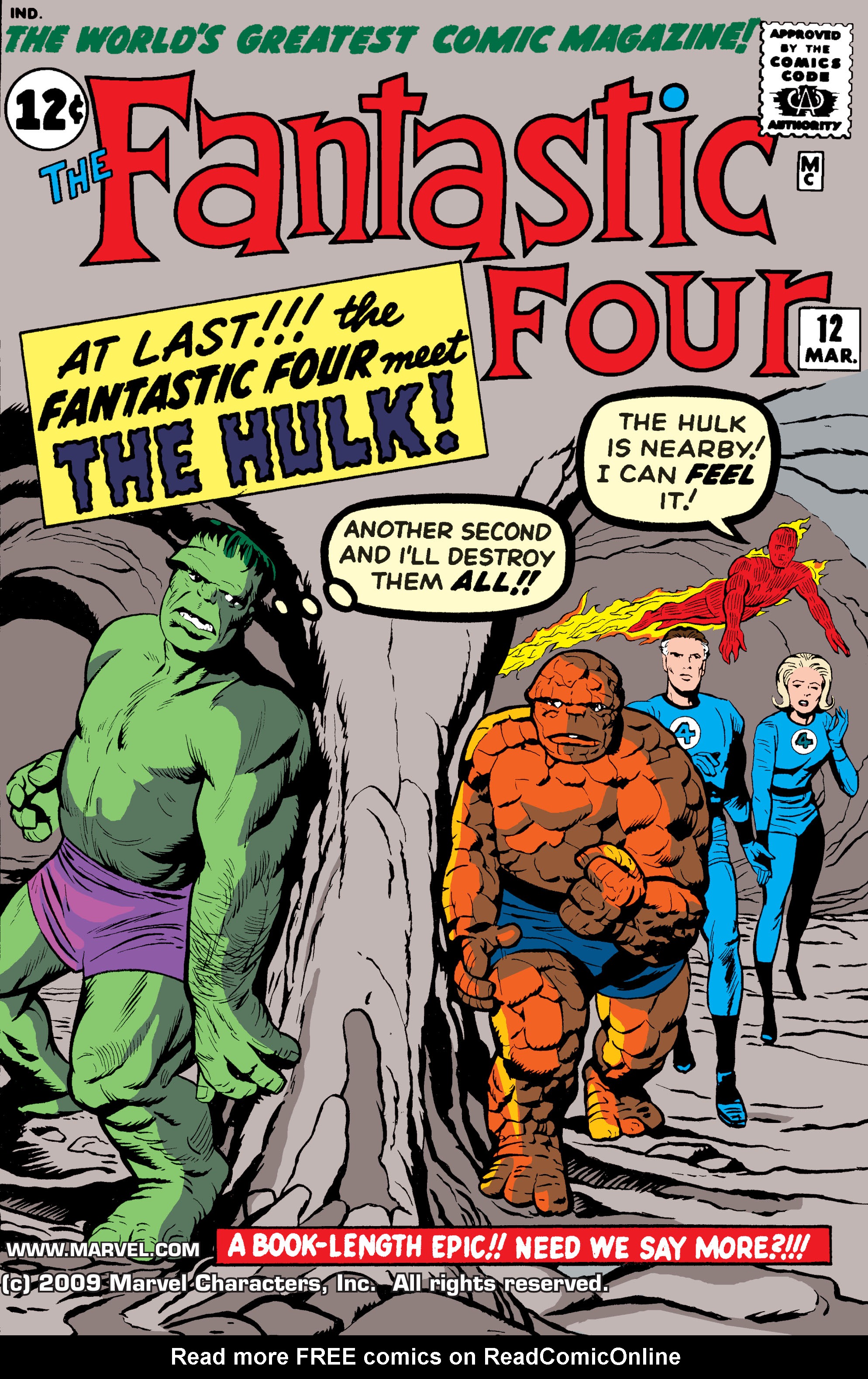 Read online Fantastic Four (1961) comic -  Issue #12 - 1