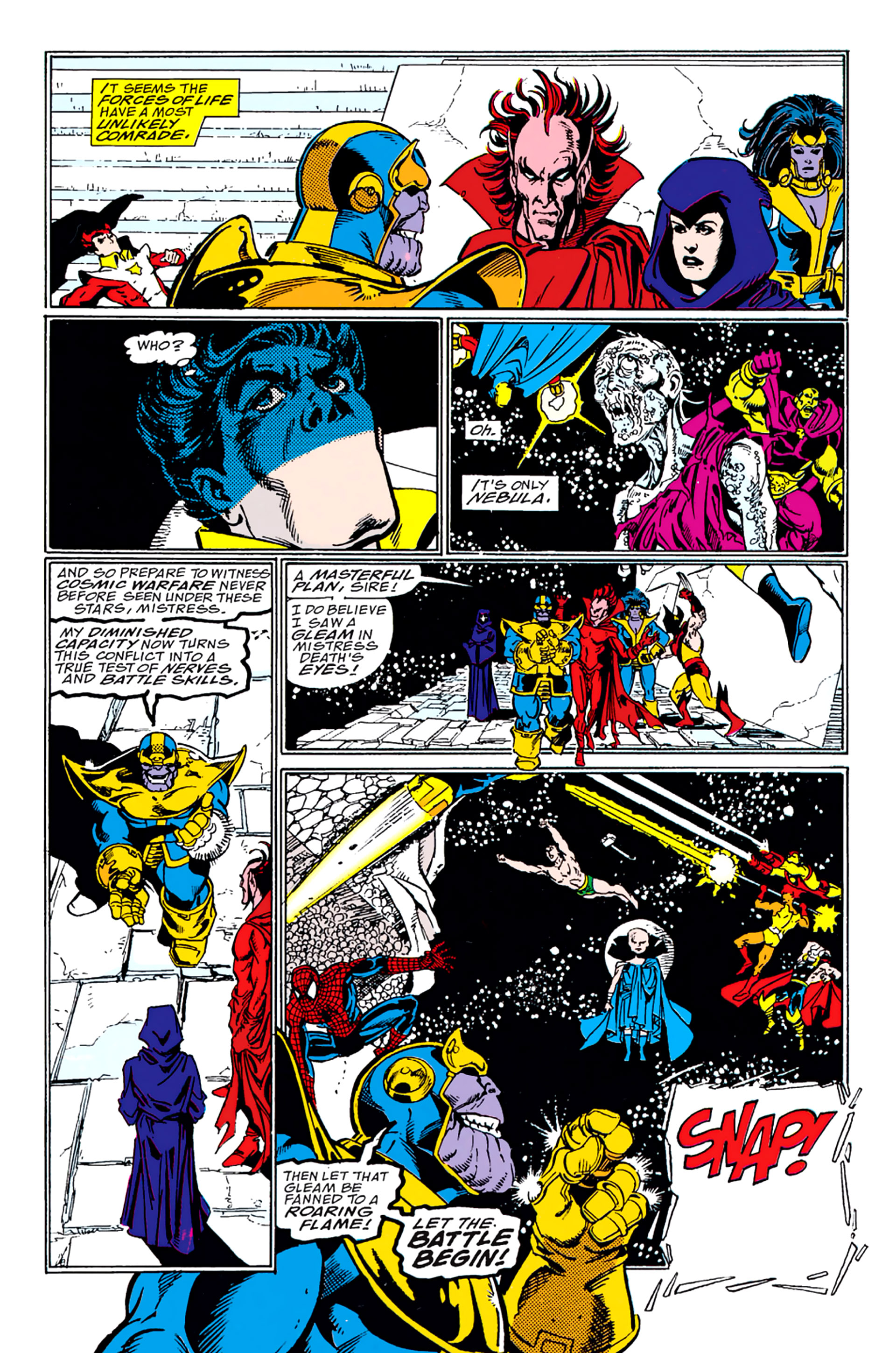 Read online Infinity Gauntlet (1991) comic -  Issue #4 - 8