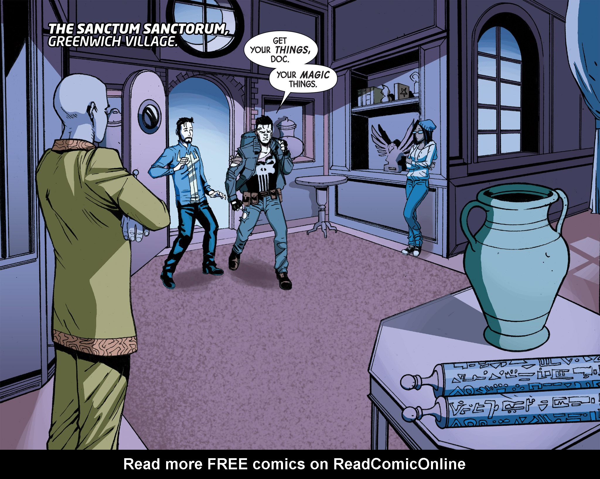 Read online Doctor Strange/Punisher: Magic Bullets Infinite Comic comic -  Issue #2 - 2