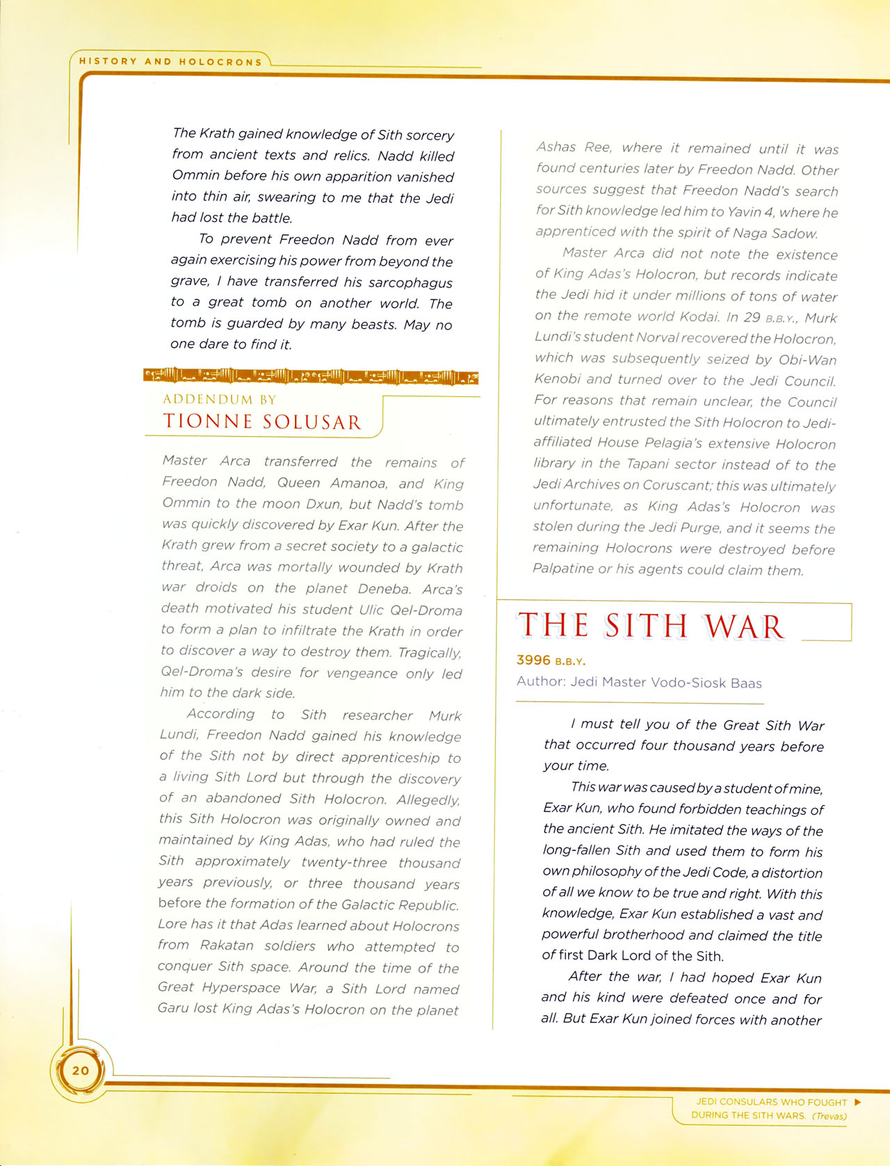 Read online Star Wars: Jedi vs. Sith - The Essential Guide To The Force comic -  Issue # TPB (Part 1) - 40