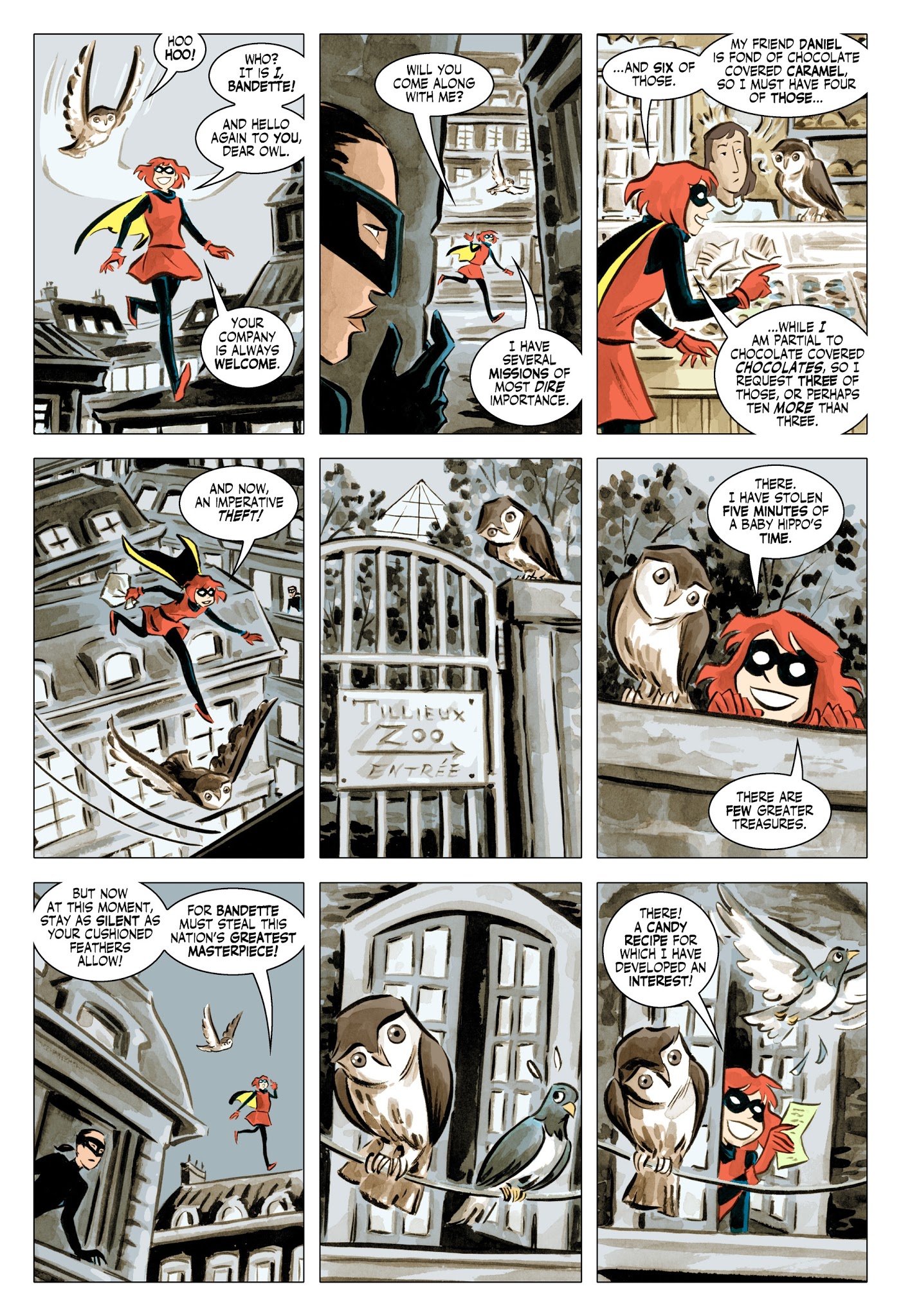 Read online Bandette (2012) comic -  Issue #16 - 18