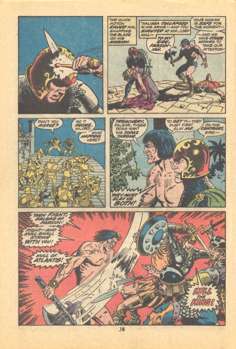 Read online Kull, the Conqueror (1971) comic -  Issue #9 - 14