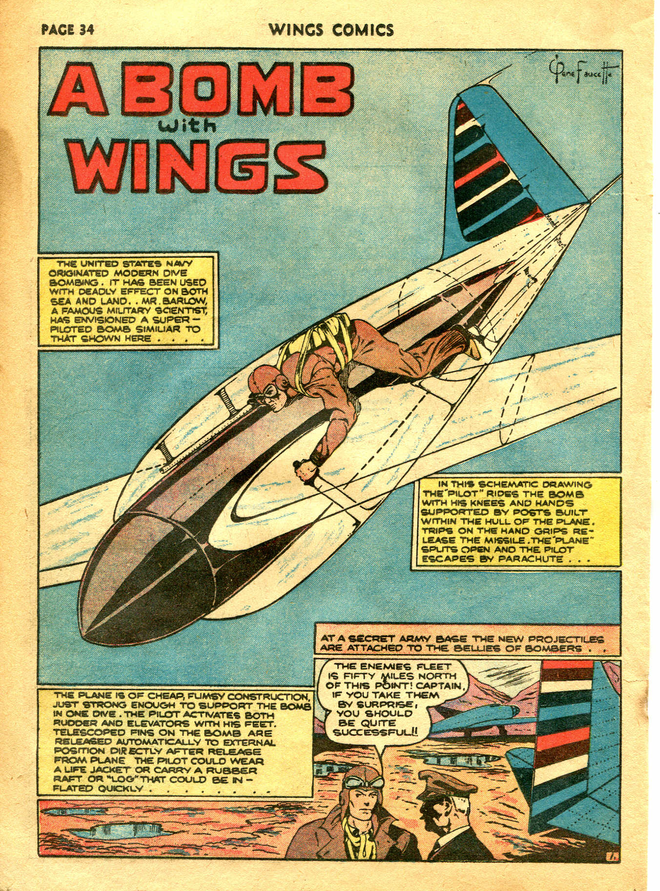 Read online Wings Comics comic -  Issue #5 - 36