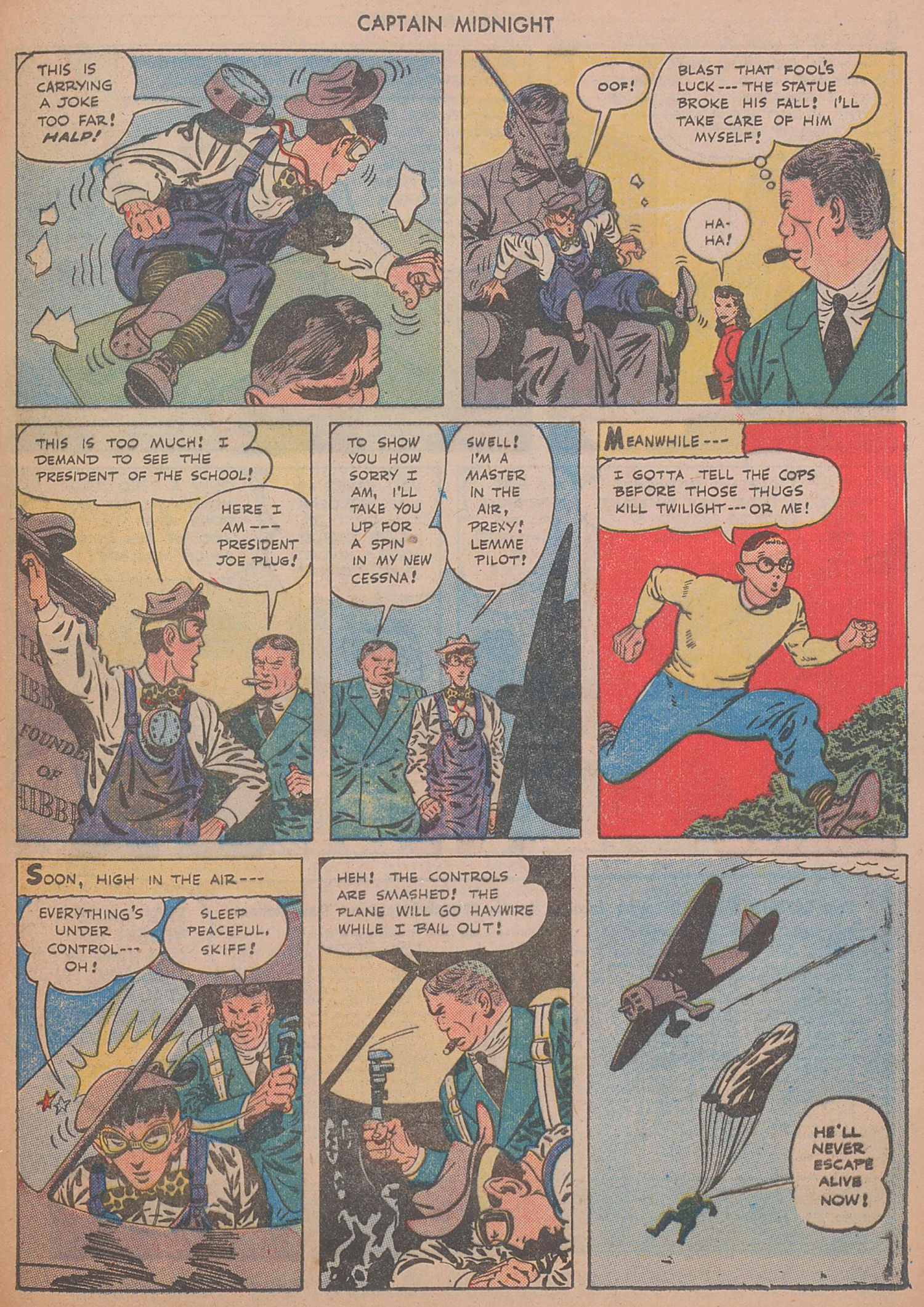 Read online Captain Midnight (1942) comic -  Issue #30 - 21