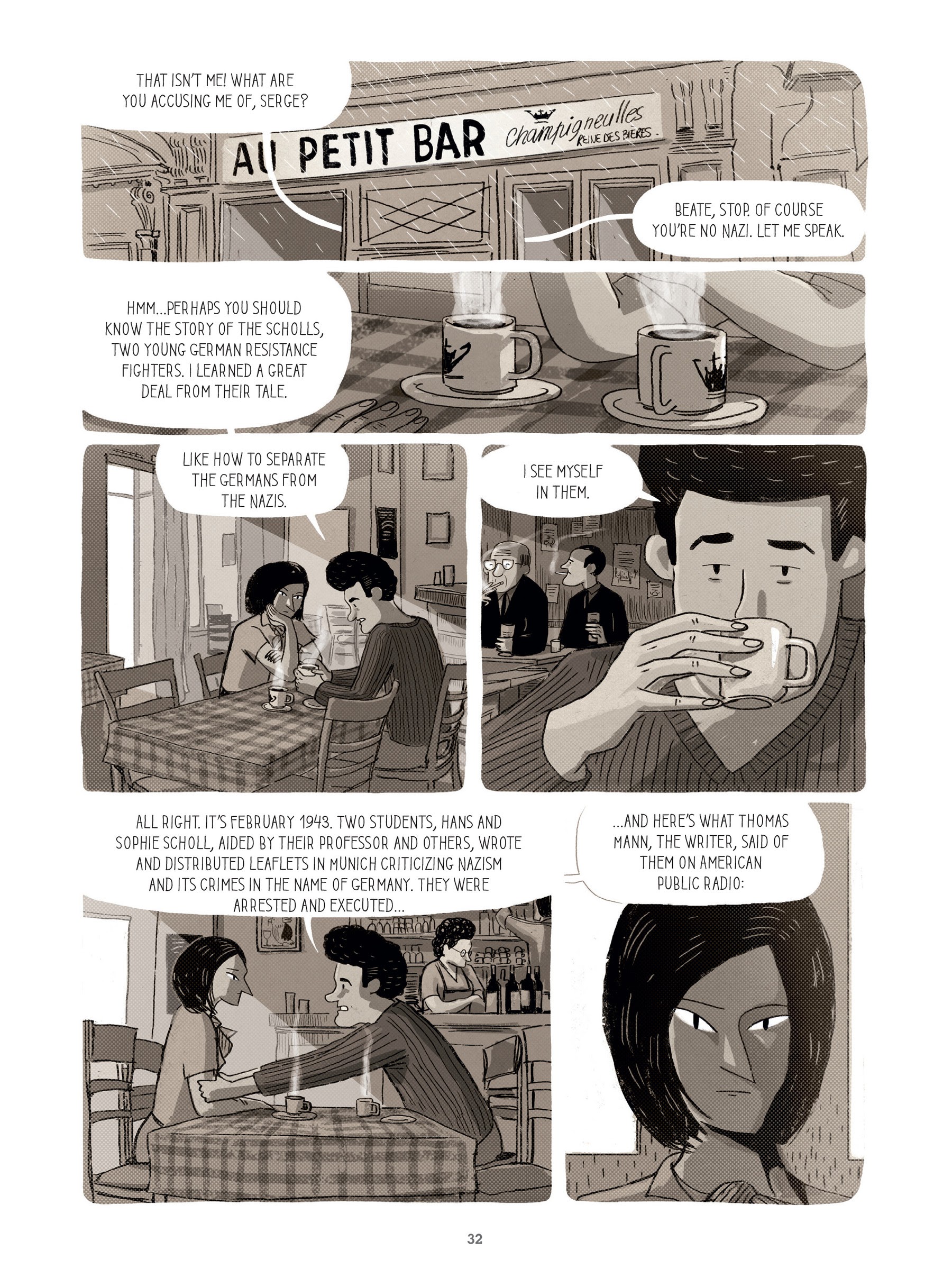 Read online For Justice: The Serge & Beate Klarsfeld Story comic -  Issue # TPB (Part 1) - 33