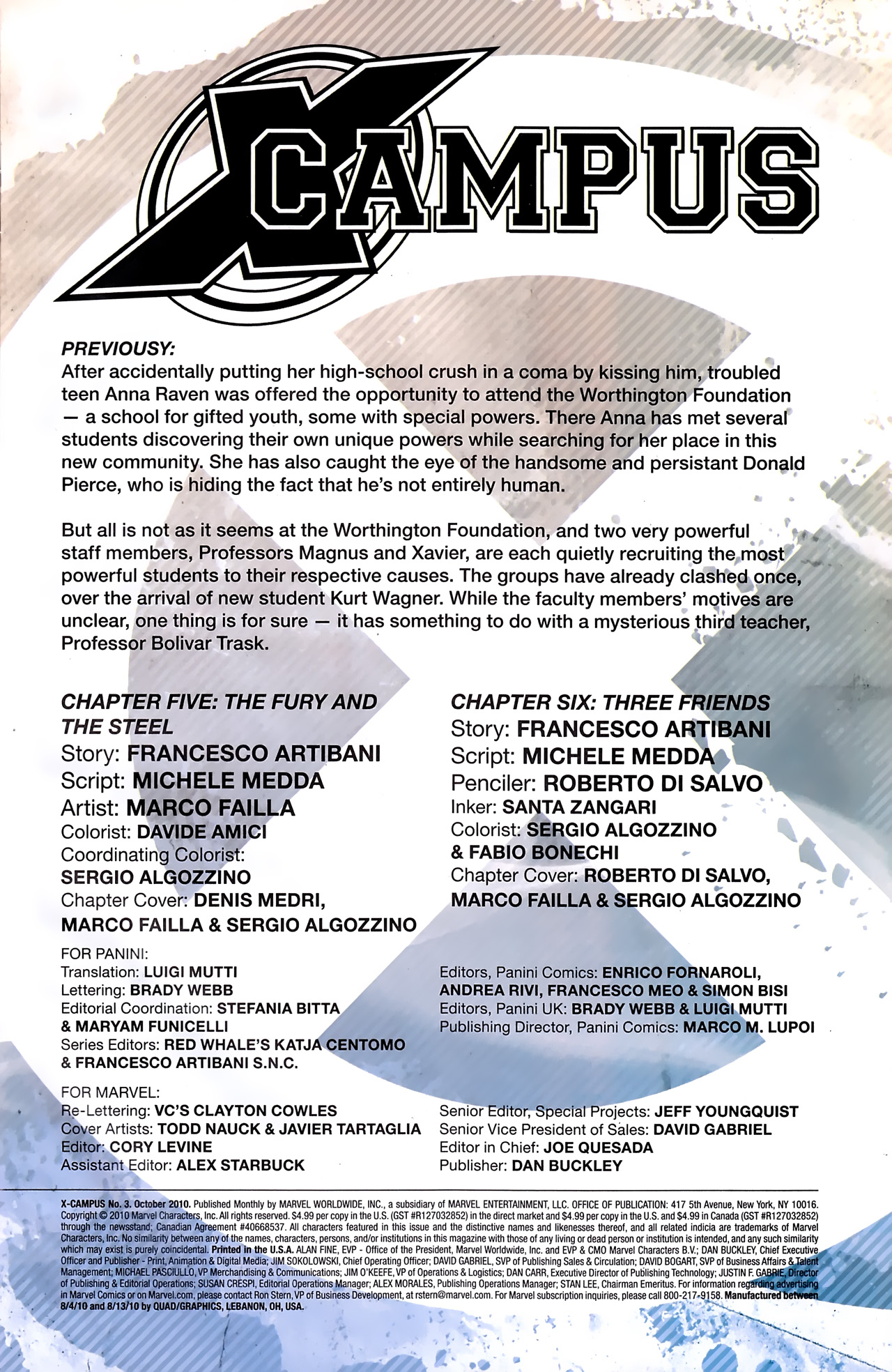 Read online X-Campus comic -  Issue #3 - 3