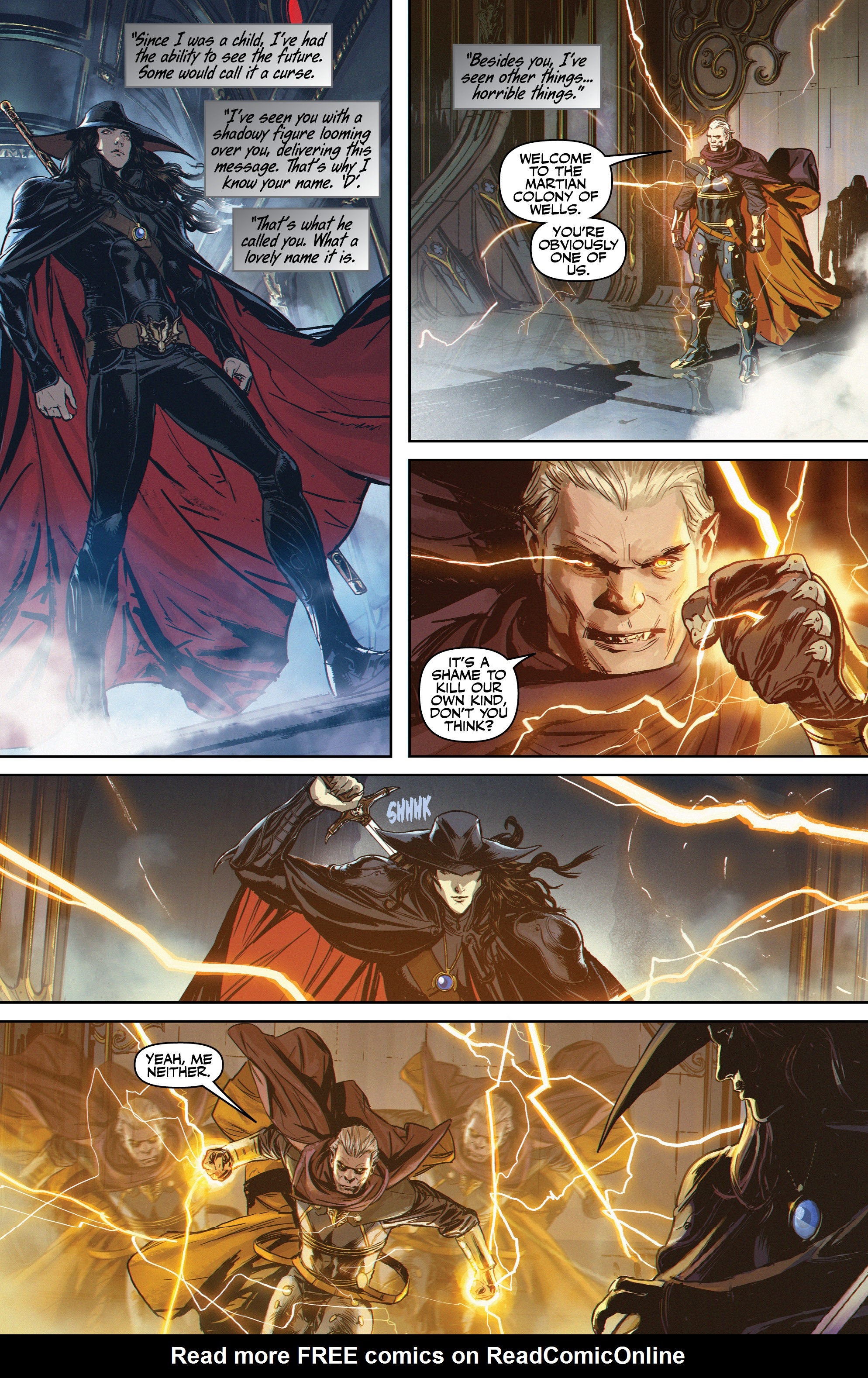 Read online Vampire Hunter D: Message from Mars comic -  Issue #1 - 4