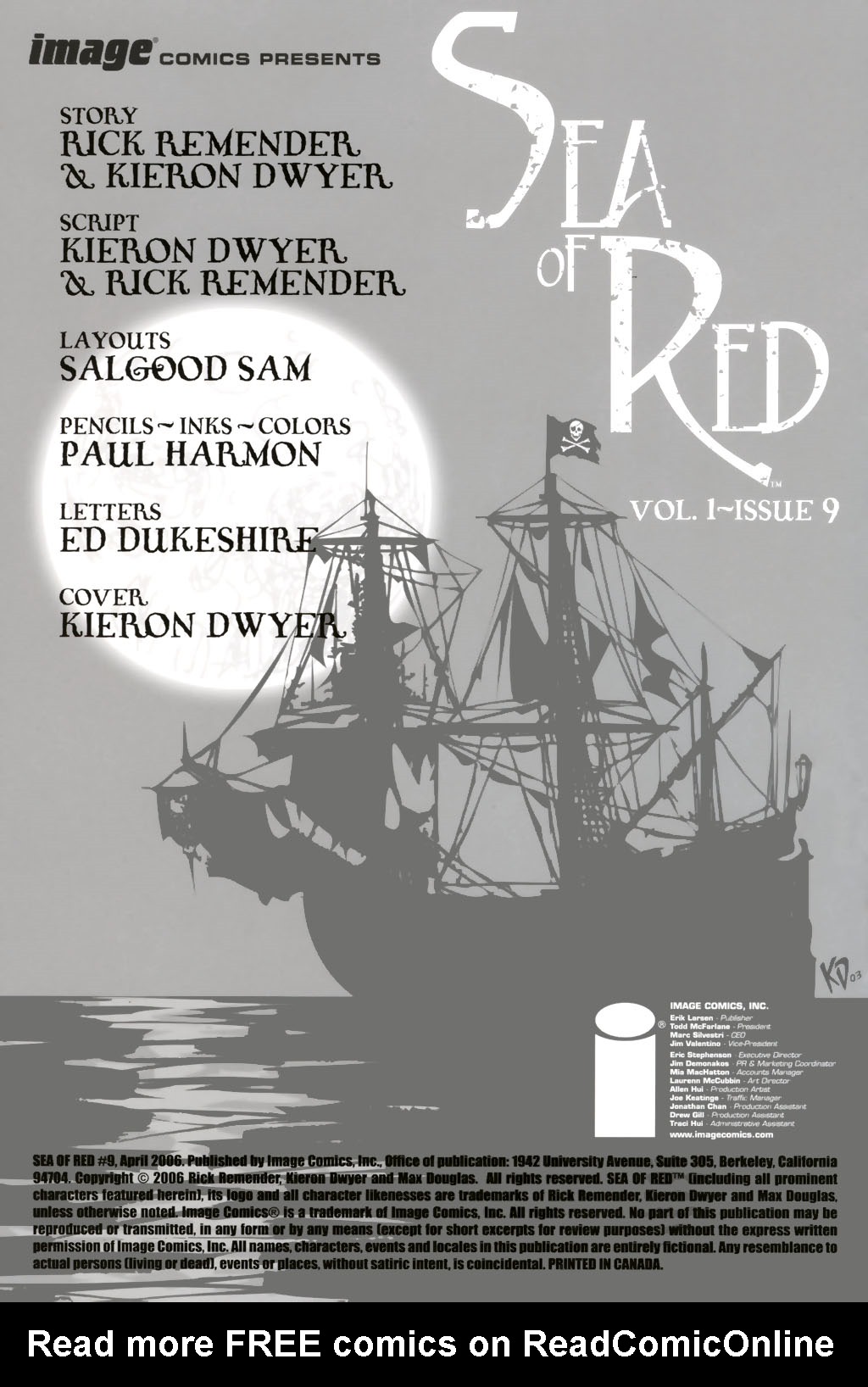 Read online Sea of Red comic -  Issue #9 - 2