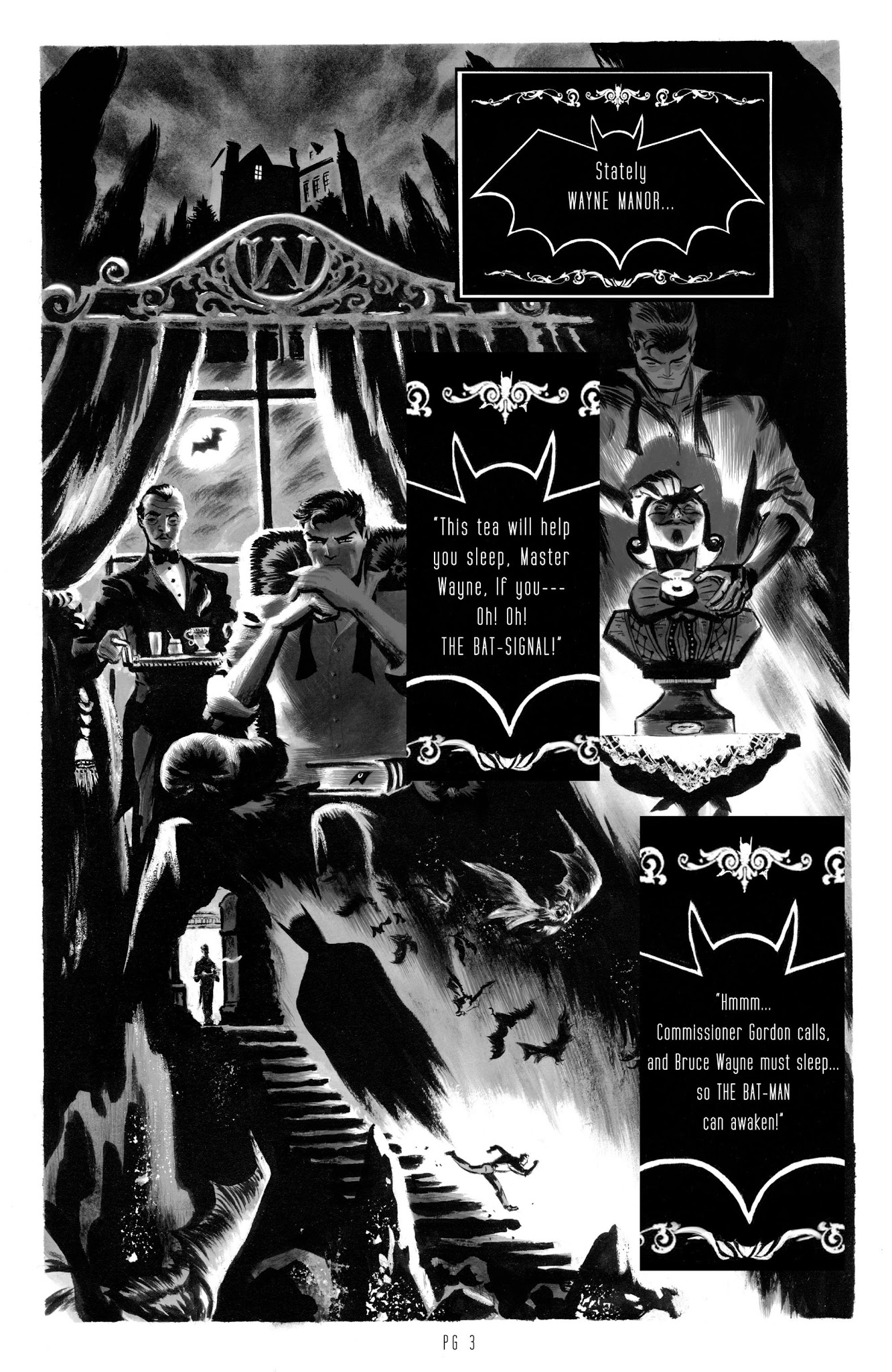 Read online Batman Black and White (2013) comic -  Issue #2 - 42