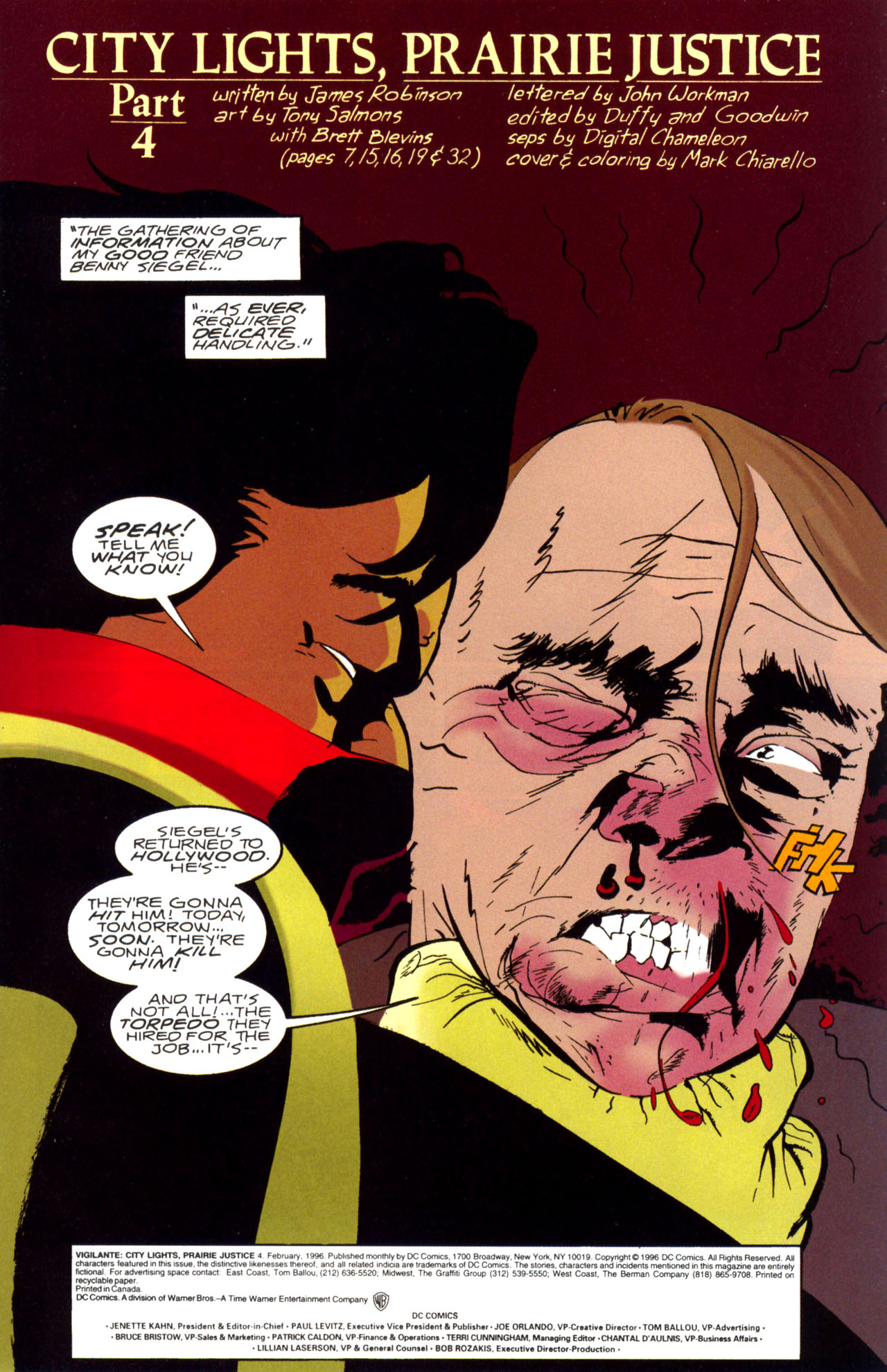Read online Vigilante: City Lights, Prairie Justice comic -  Issue #4 - 2