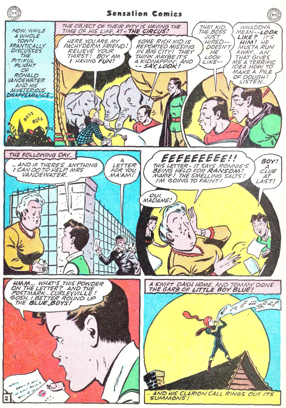 Read online Sensation (Mystery) Comics comic -  Issue #50 - 18