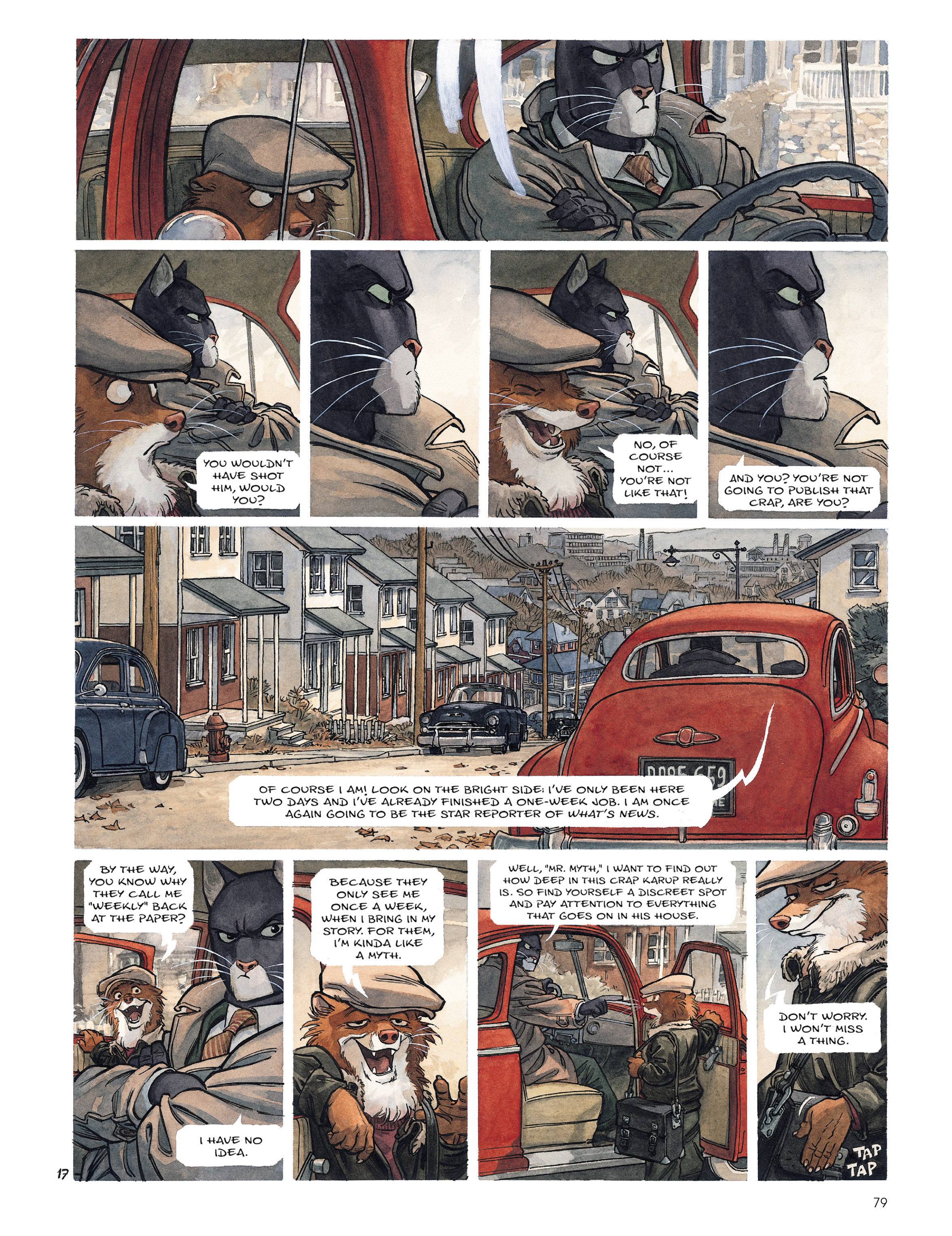 Read online Blacksad (2010) comic -  Issue # Full - 79