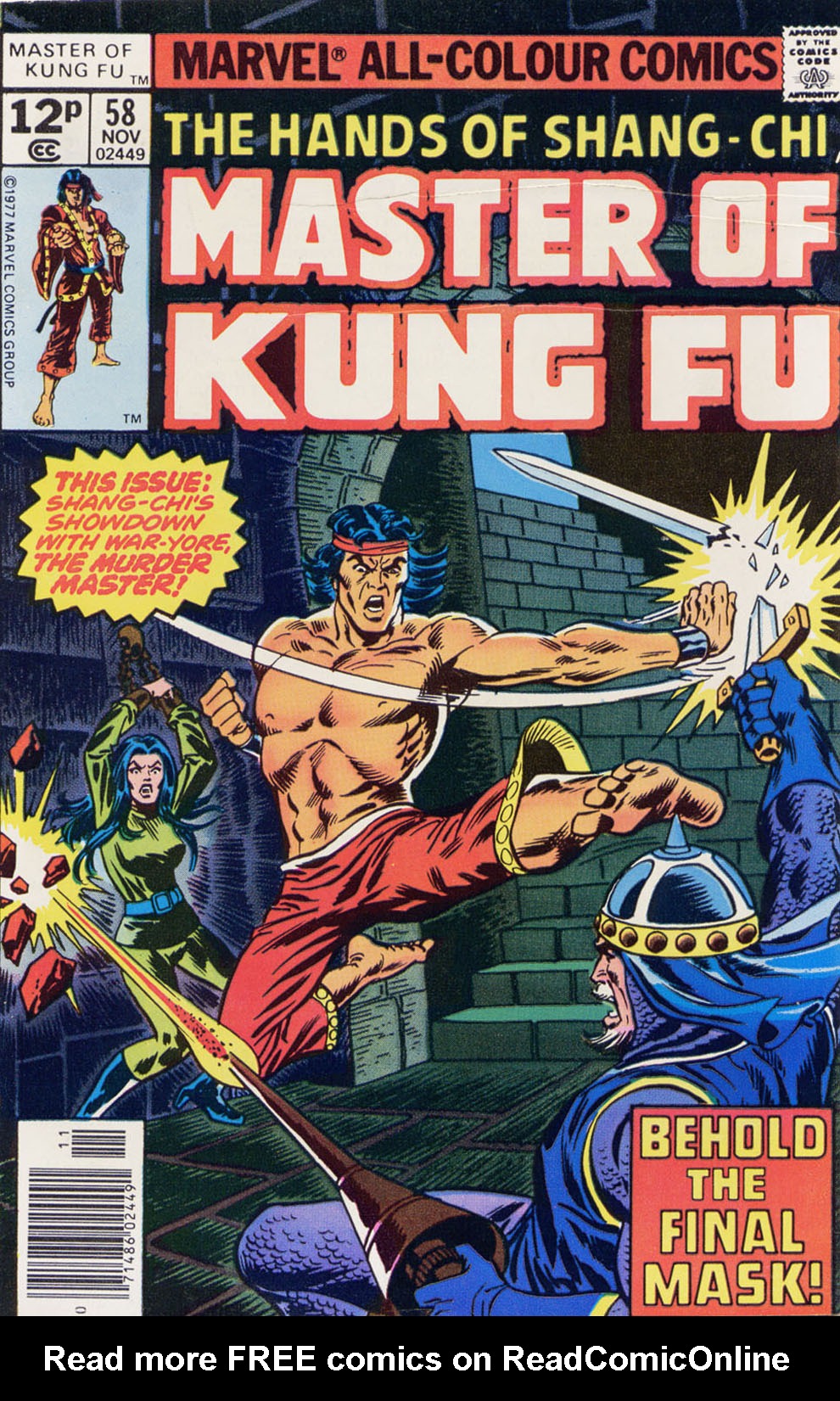 Read online Master of Kung Fu (1974) comic -  Issue #58 - 1