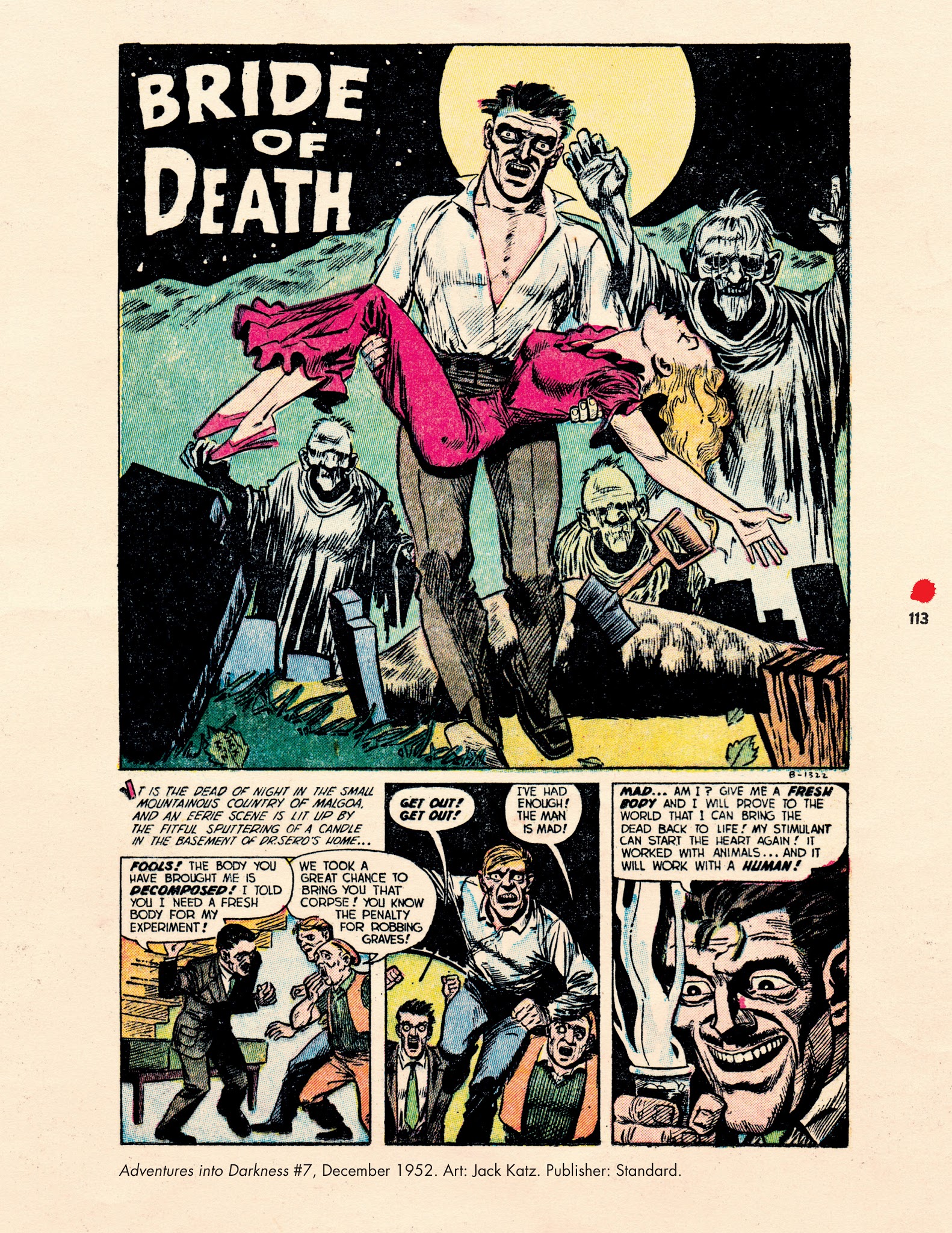 Read online Chilling Archives of Horror Comics comic -  Issue # TPB 16 - 114