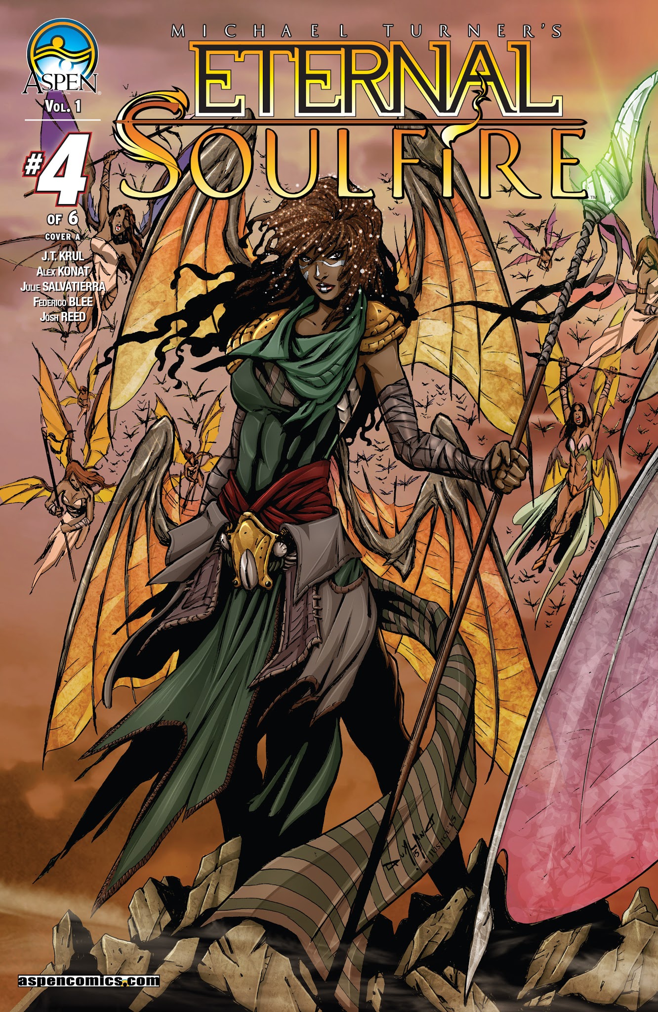 Read online Michael Turner's Eternal Soulfire comic -  Issue #4 - 1