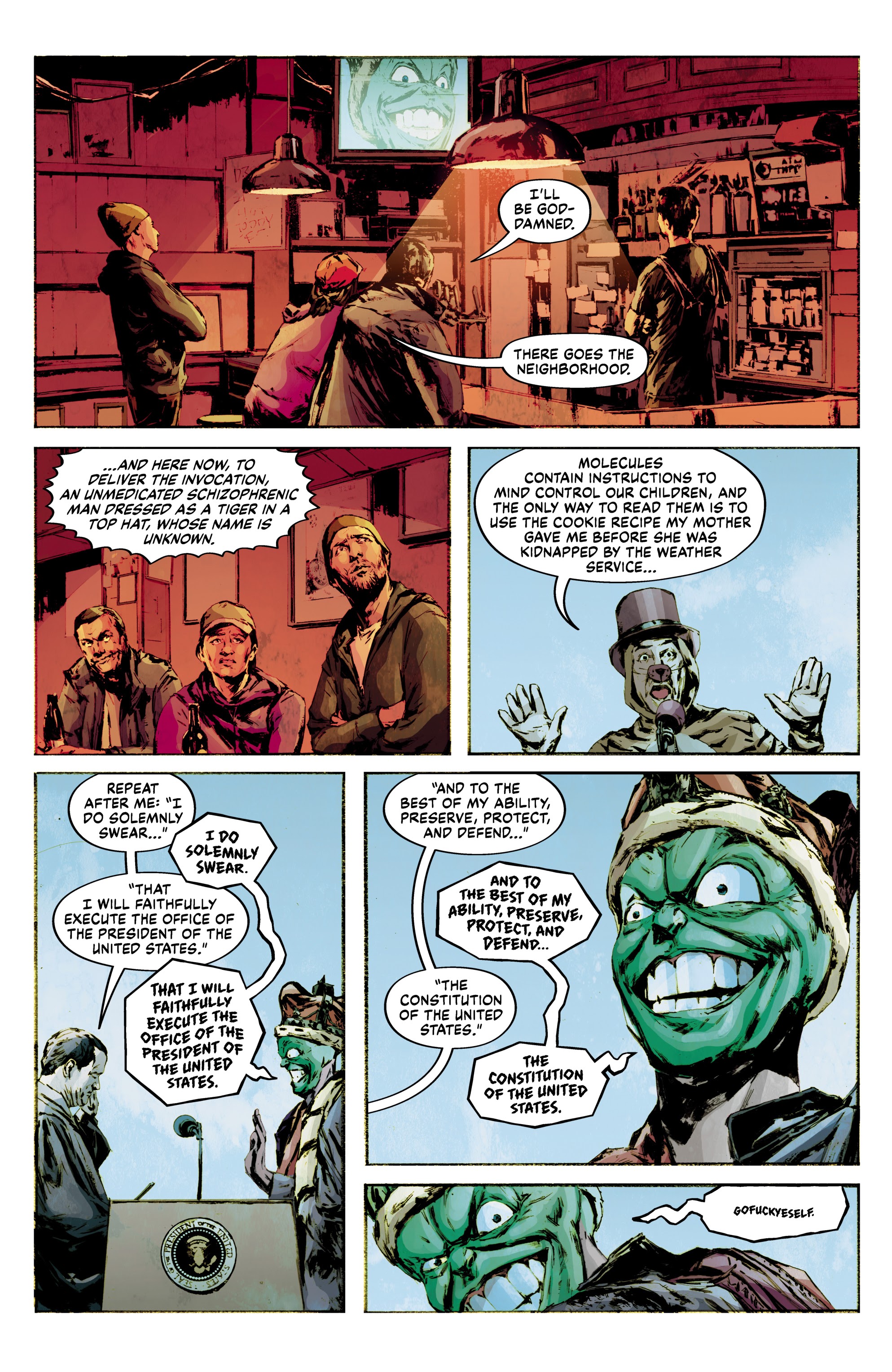 Read online The Mask: I Pledge Allegiance to the Mask comic -  Issue # _TPB - 76