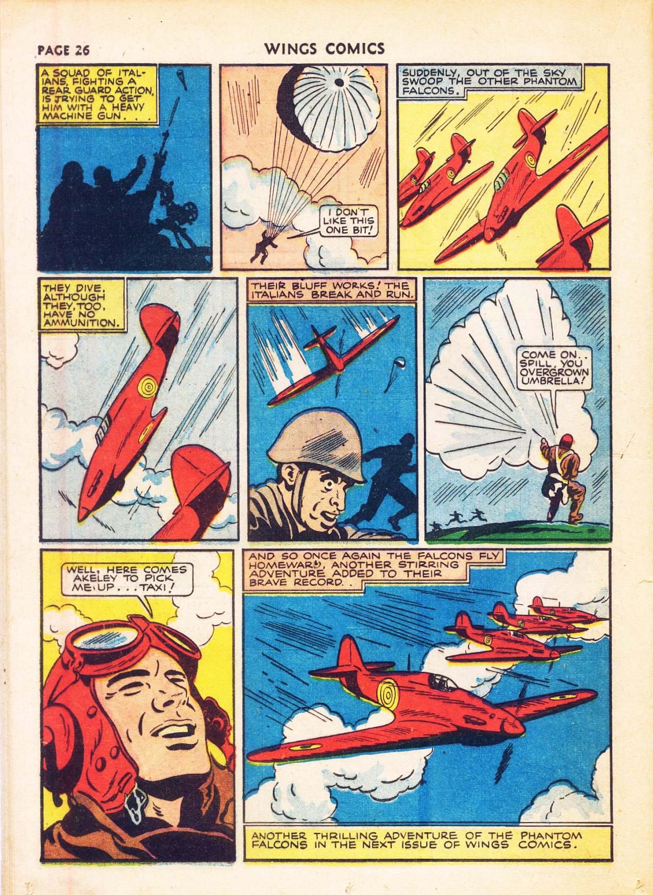 Read online Wings Comics comic -  Issue #8 - 28
